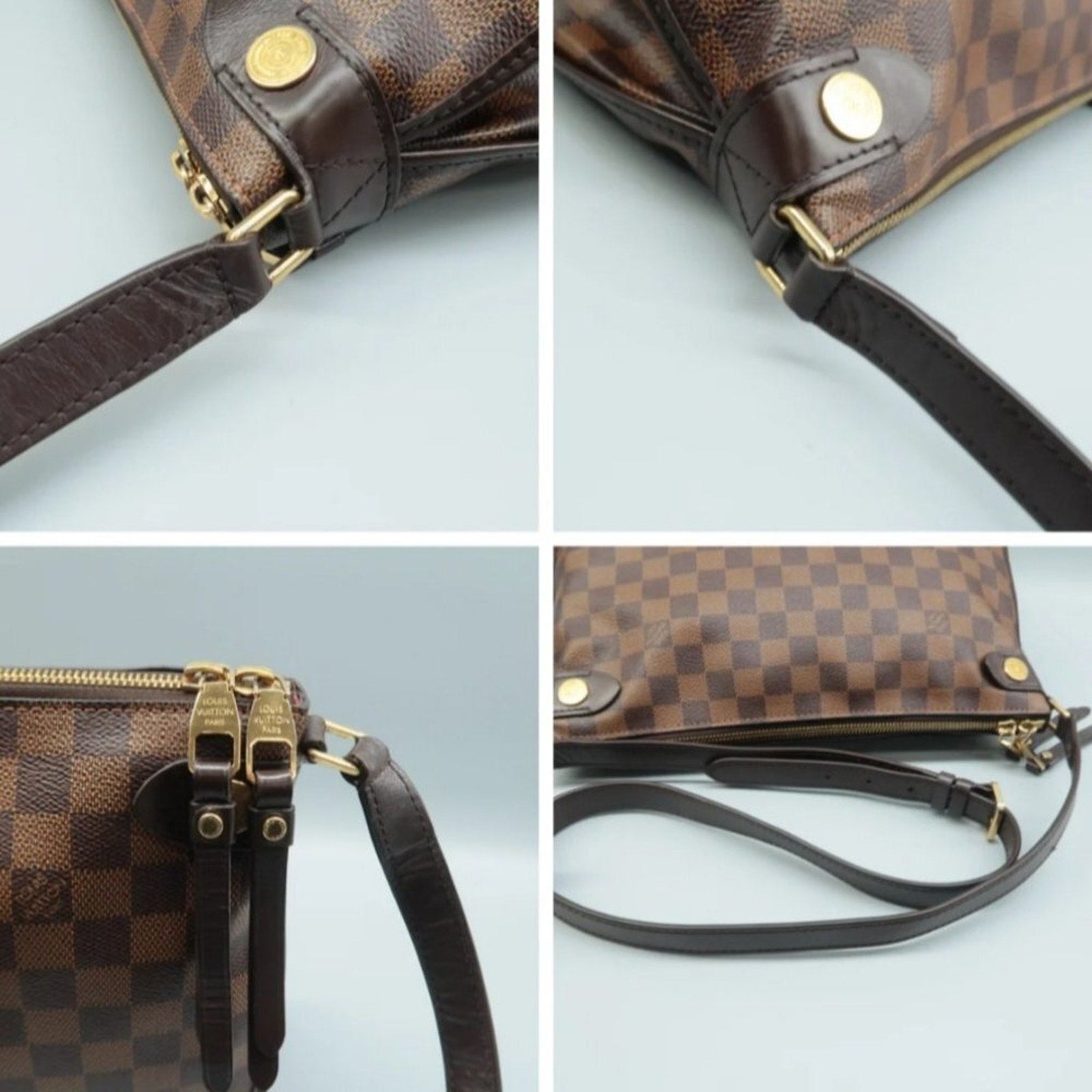 Louis Vuitton Duomo Brown Damier Ebene Canvas Satchel Bag