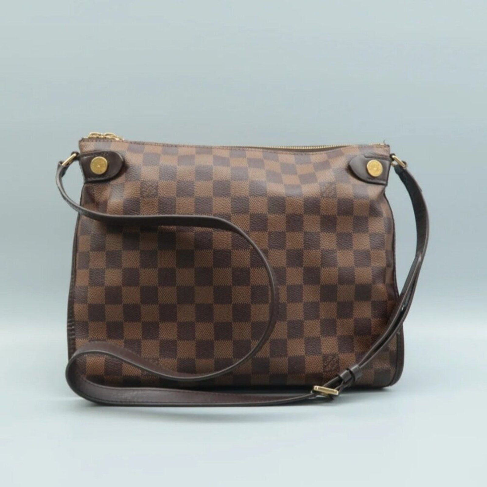 Louis Vuitton Duomo Brown Damier Ebene Canvas Satchel Bag