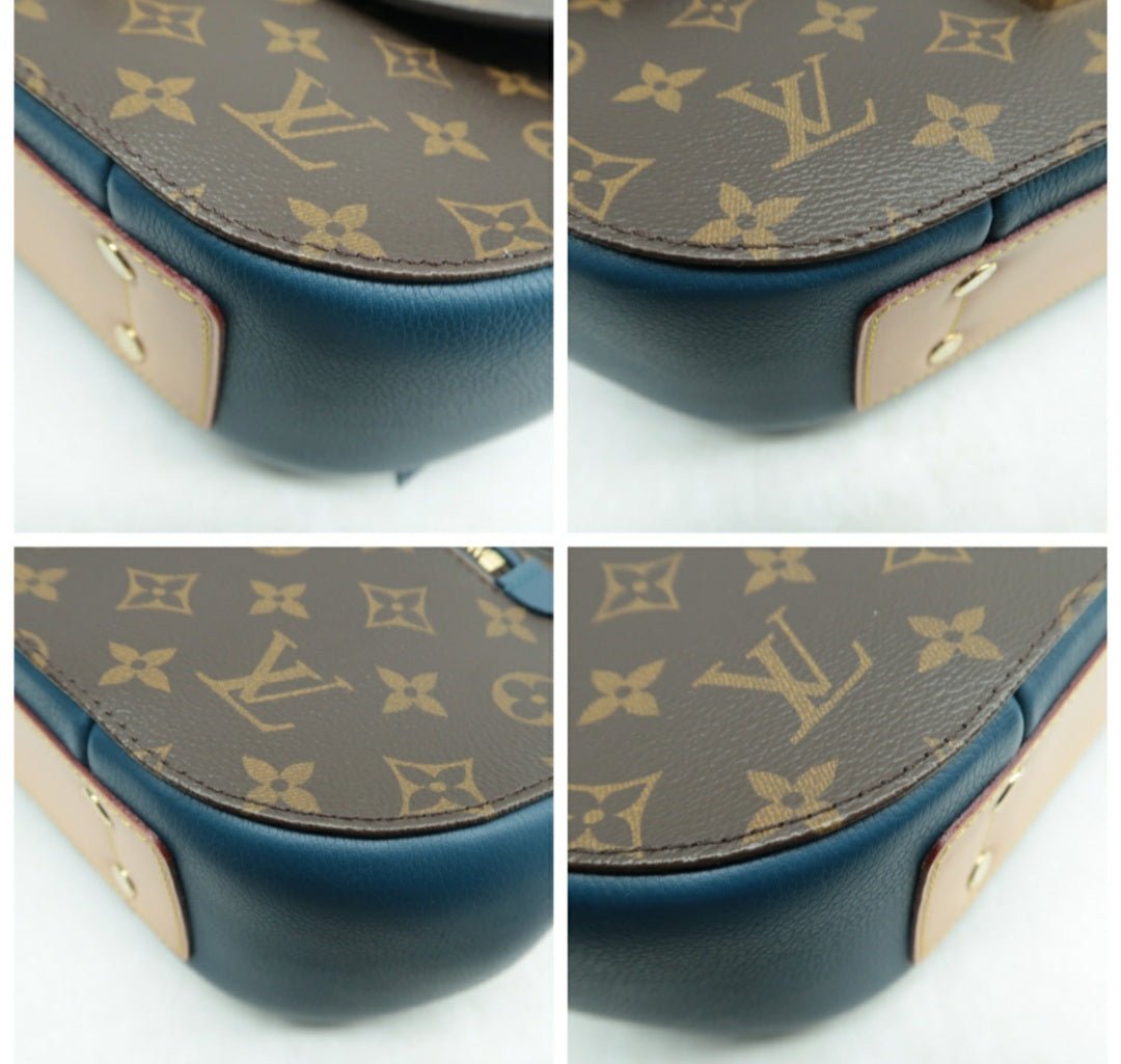 Louis Vuitton Eden Brown Monogram Canvas Satchel Bag