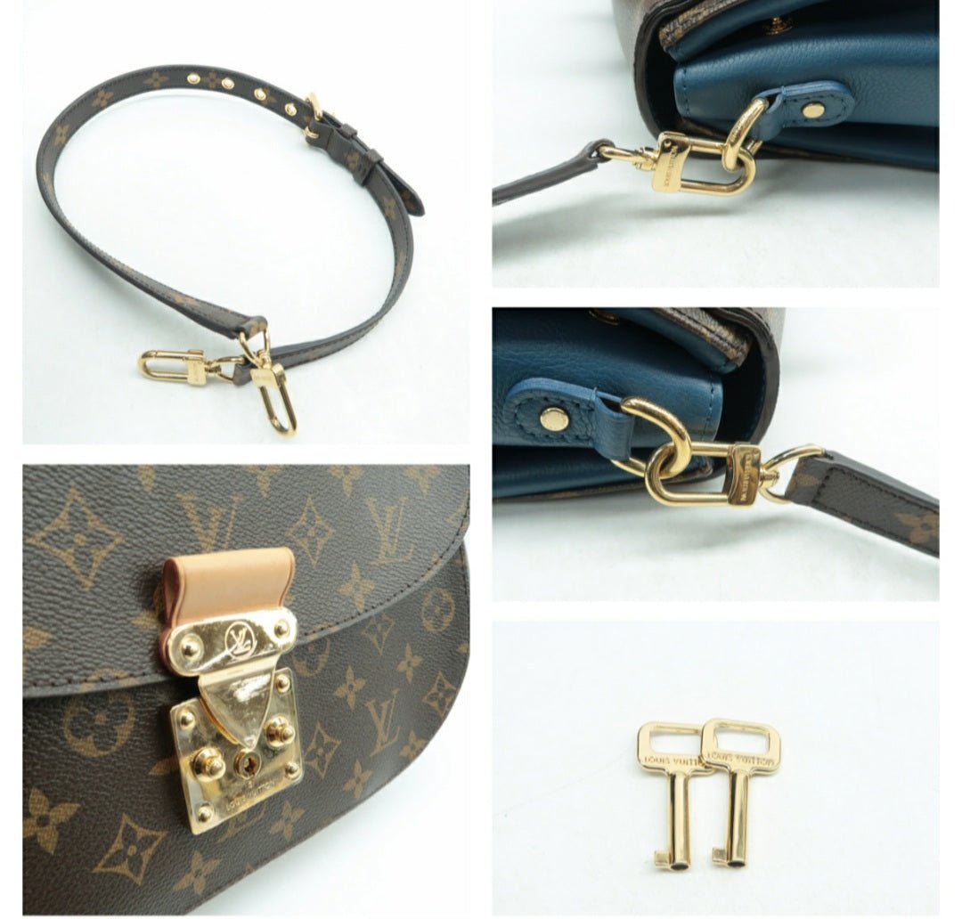 Louis Vuitton Eden Brown Monogram Canvas Satchel Bag