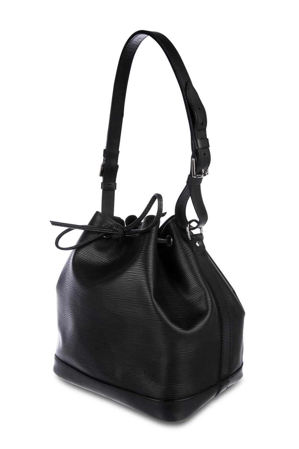 Epi Petit Noe Black with Silver Hardware