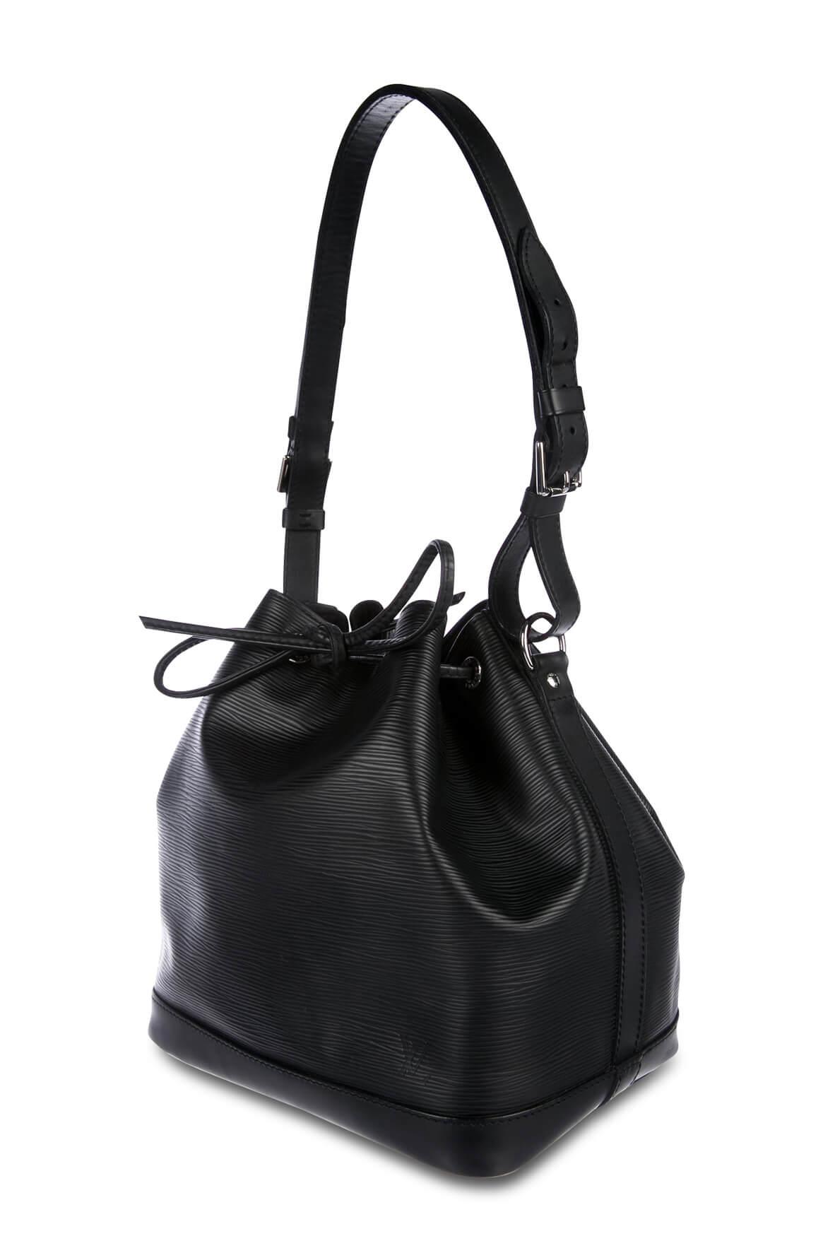 Epi Petit Noe Black with Silver Hardware