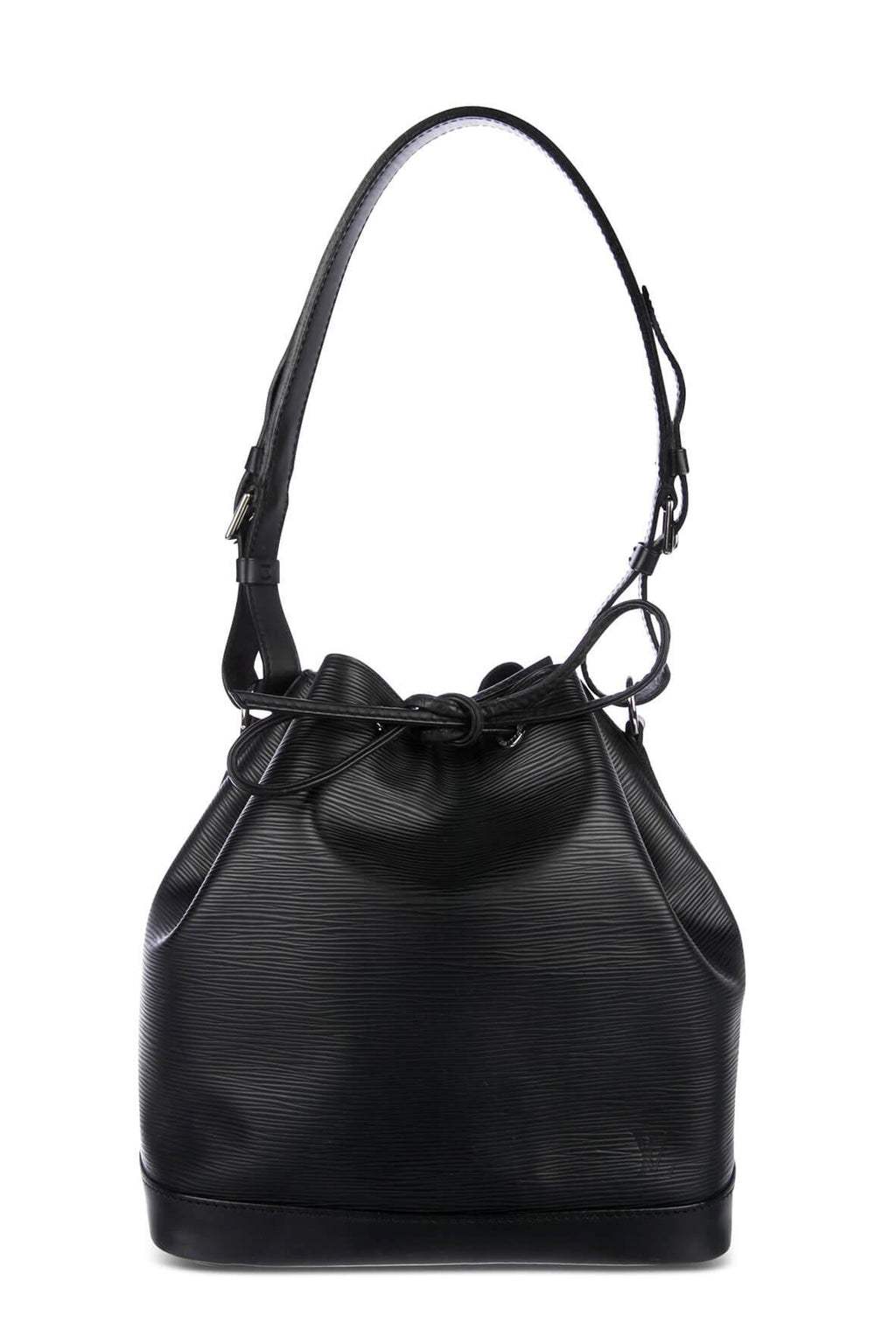 Epi Petit Noe Black with Silver Hardware