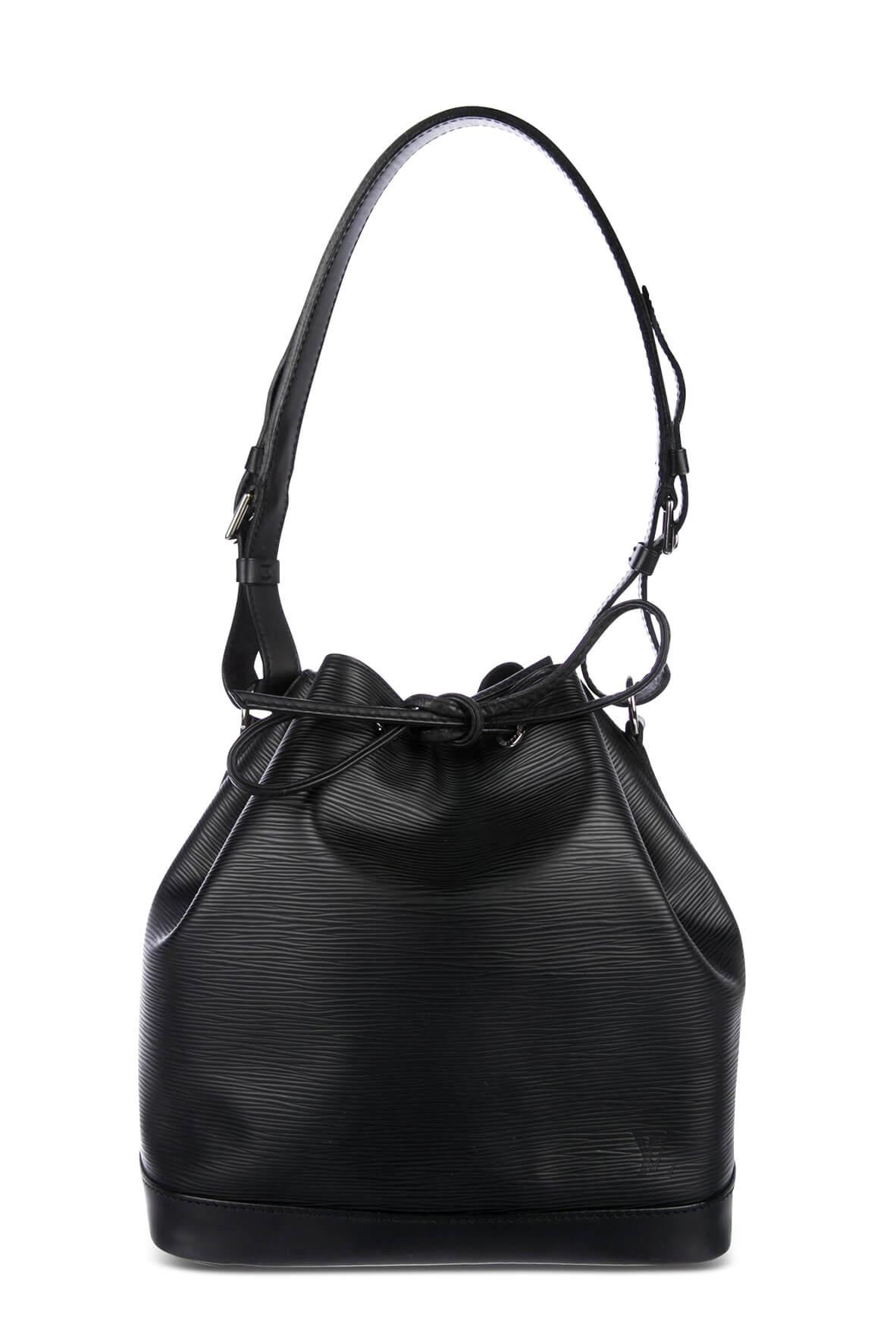 Epi Petit Noe Black with Silver Hardware