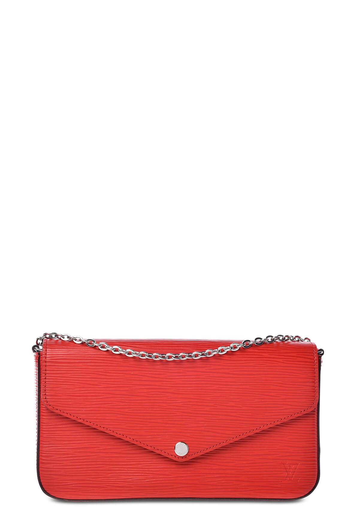 Epi Pochette Felicie Red