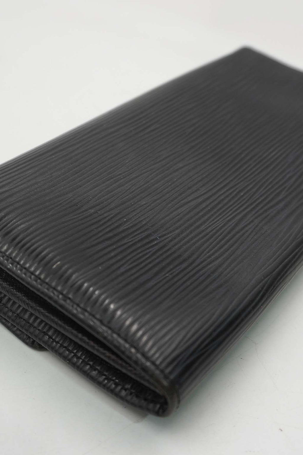 Epi Porte Tresor Long Wallet Black