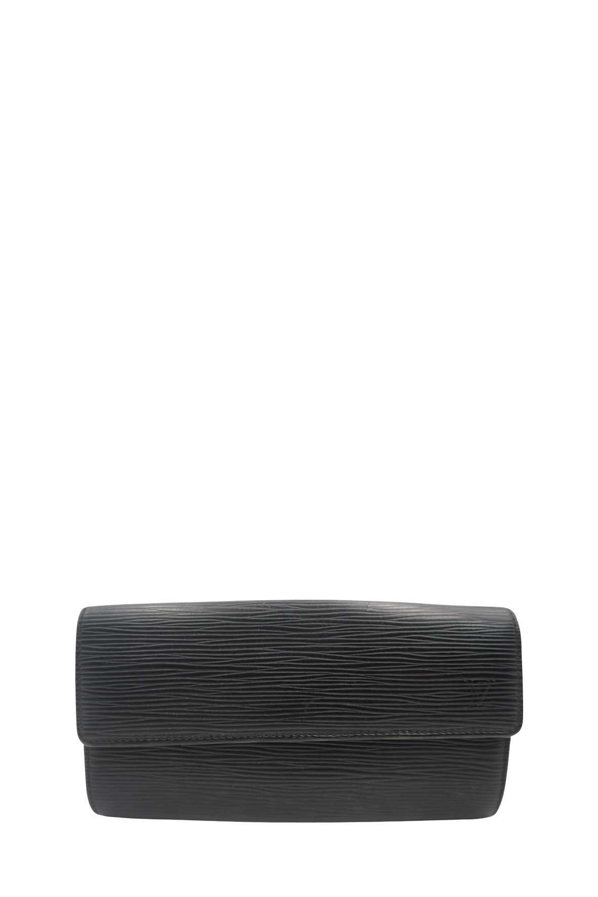 Epi Porte Tresor Long Wallet Black