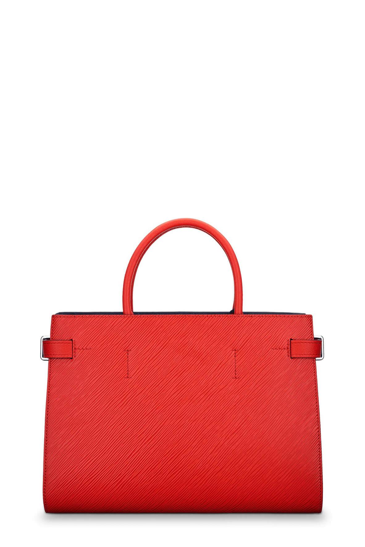 Epi Twist Tote Coquelicot