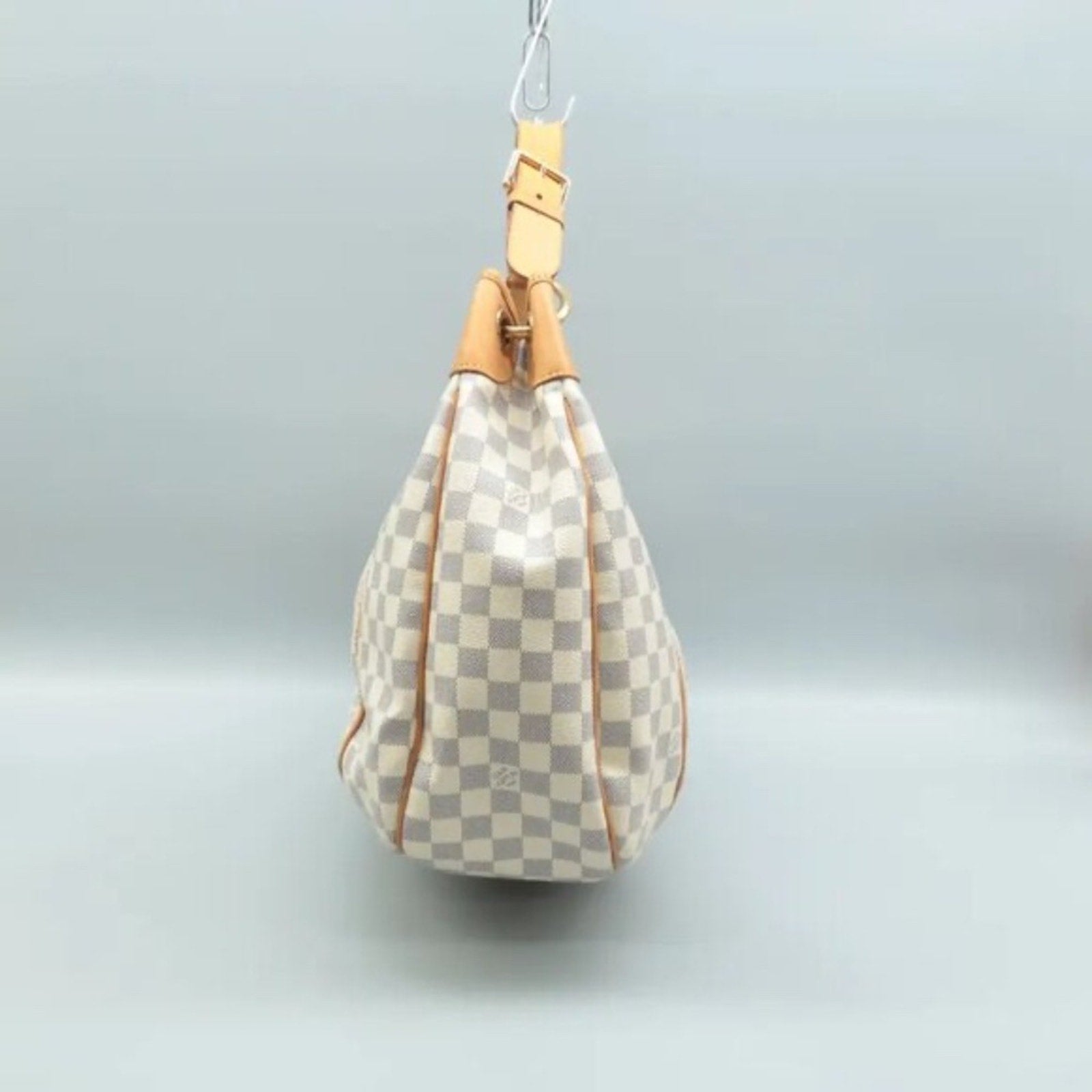 Louis Vuitton Galliera GM White Damier Azur Canvas Shoulder Bag
