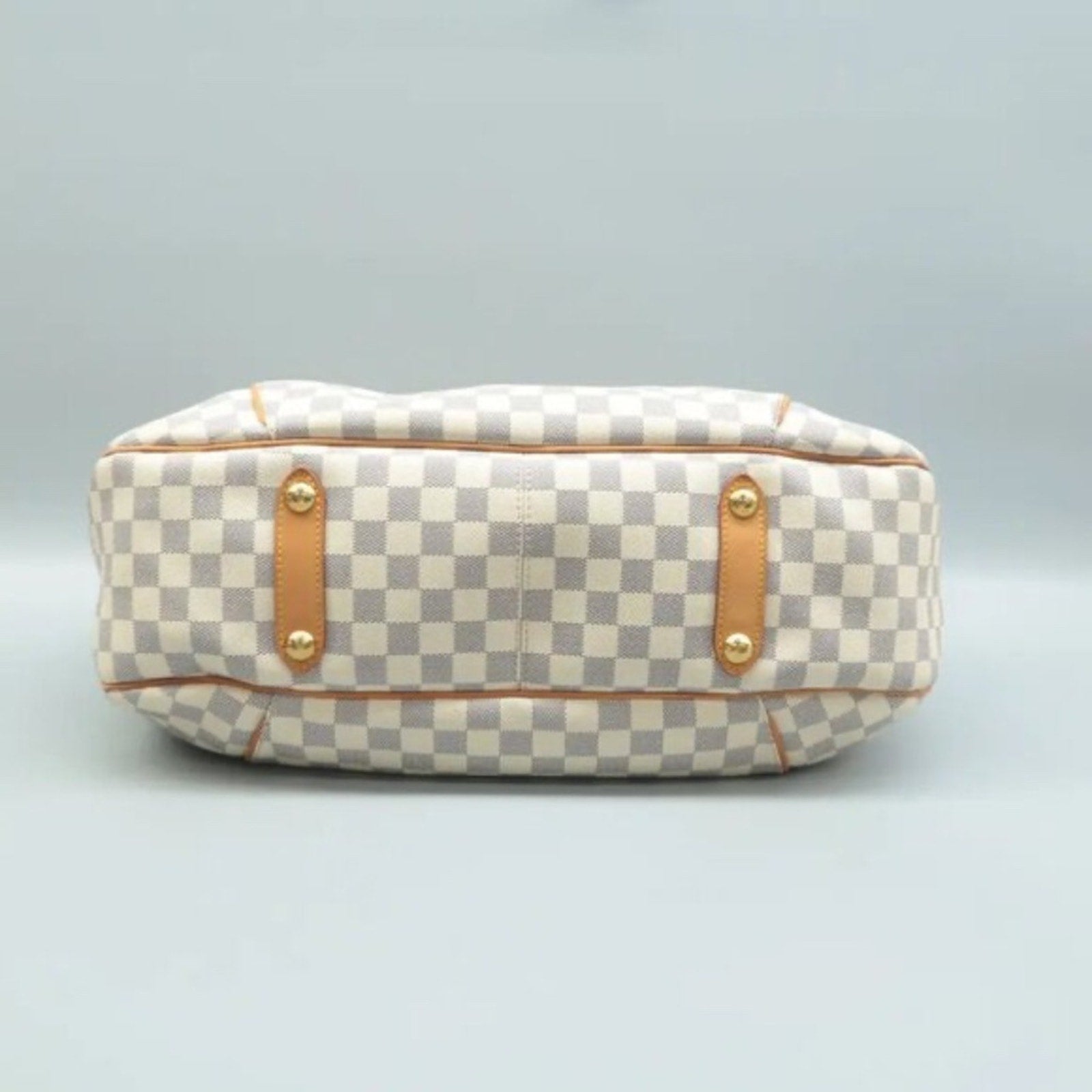 Louis Vuitton Galliera GM White Damier Azur Canvas Shoulder Bag