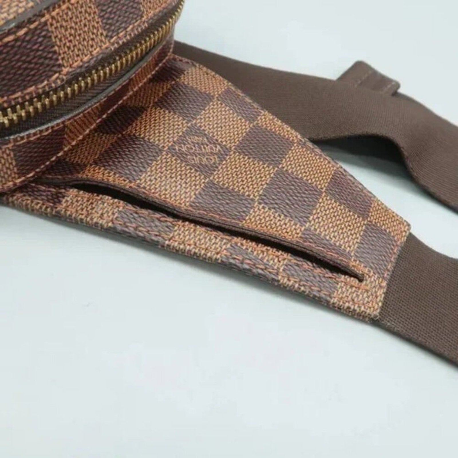 Louis Vuitton Geronimos Brown Damier Ebene Canvas Belt Bag