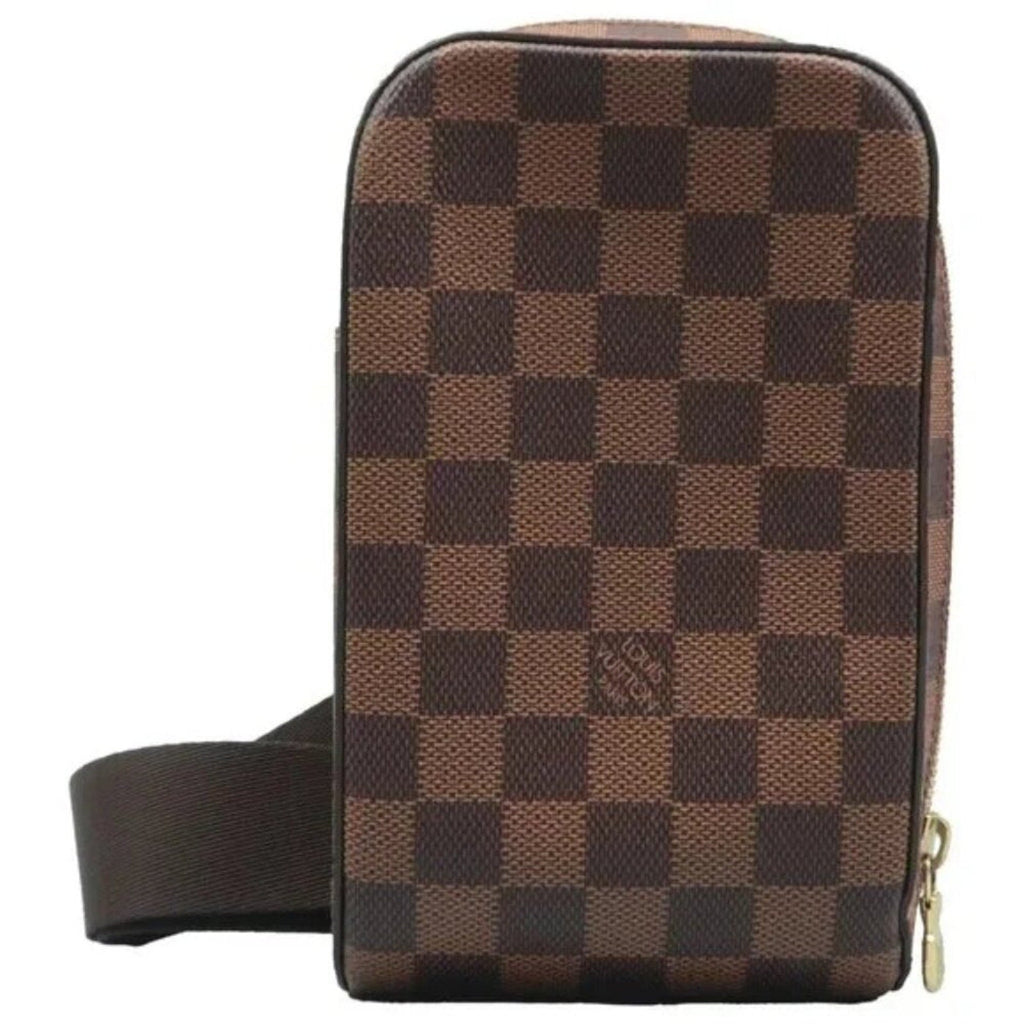 Louis Vuitton Geronimos Brown Damier Ebene Canvas Belt Bag