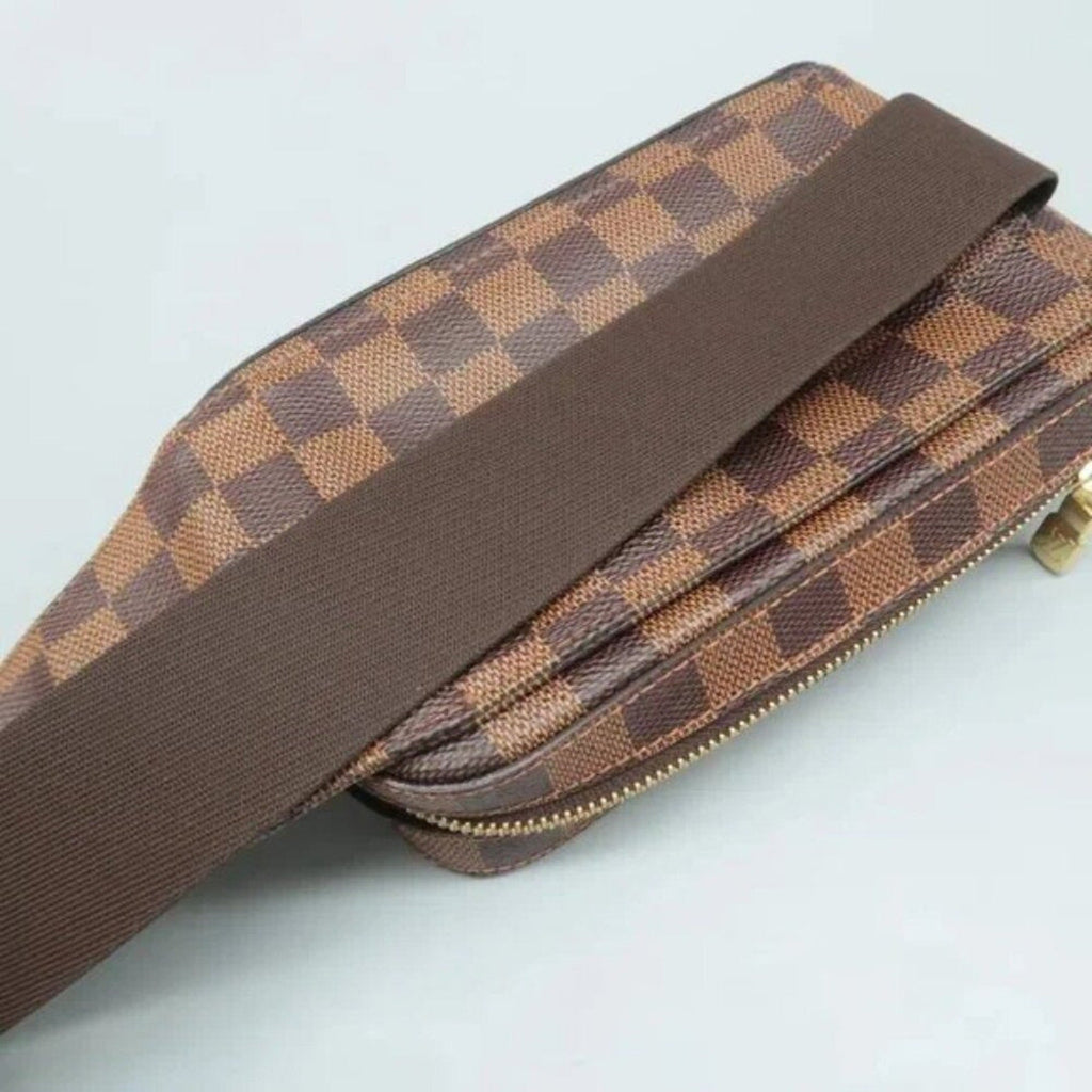 Louis Vuitton Geronimos Brown Damier Ebene Canvas Belt Bag
