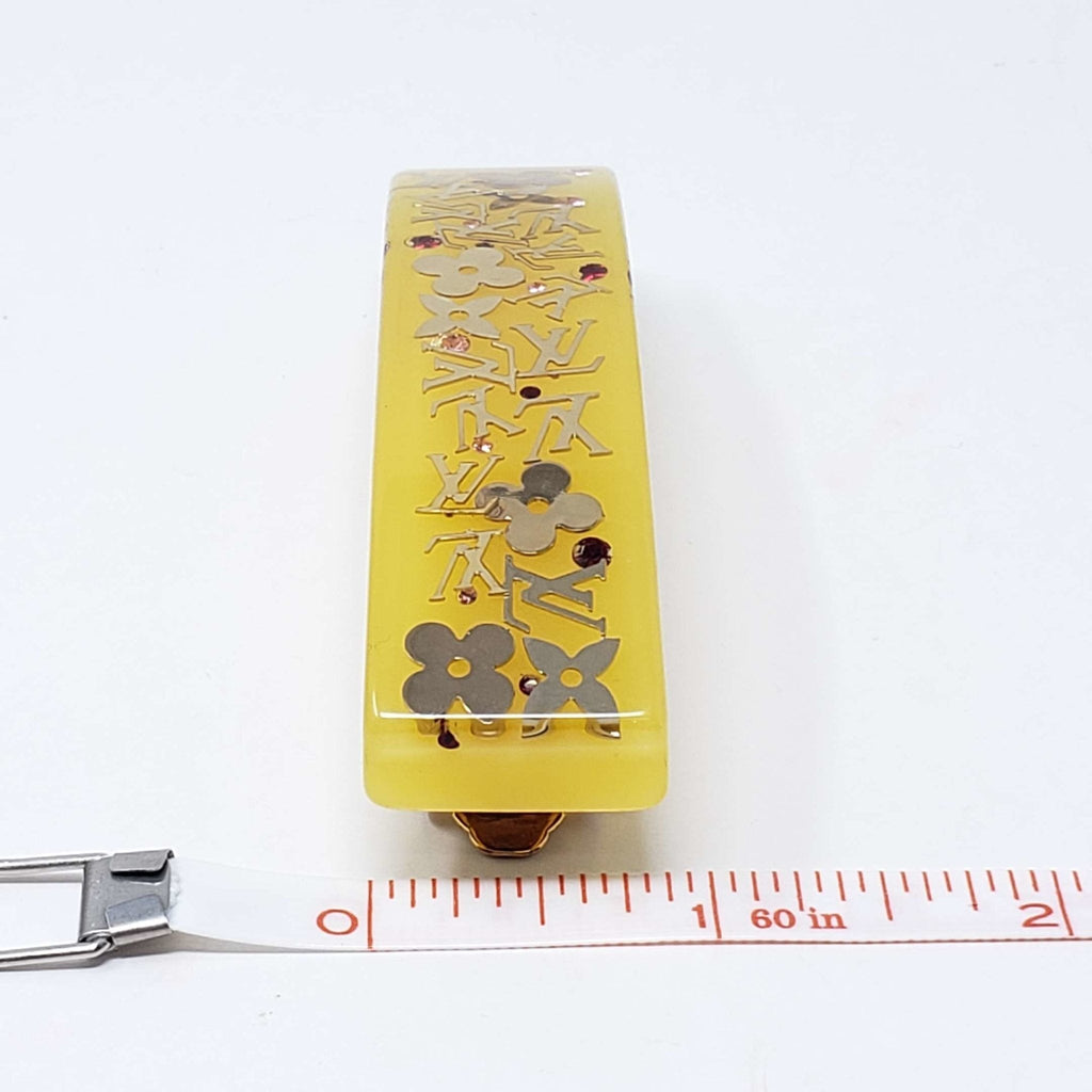 Louis Vuitton Hair Clip Gold Color