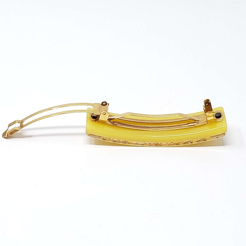 Louis Vuitton Hair Clip Gold Color