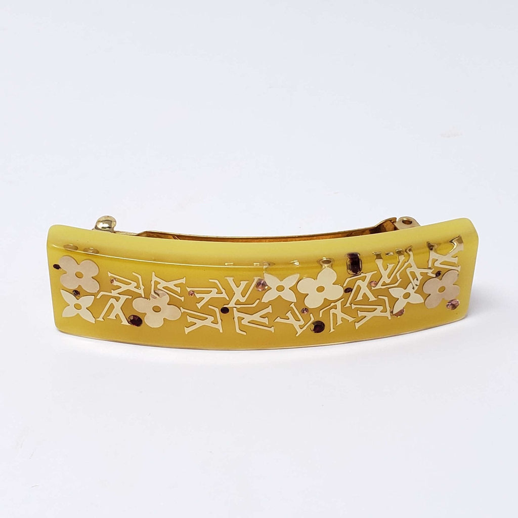 Louis Vuitton Hair Clip Gold Color