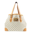 Louis Vuitton Hampstead White Damier Azur Canvas Shoulder Bag
