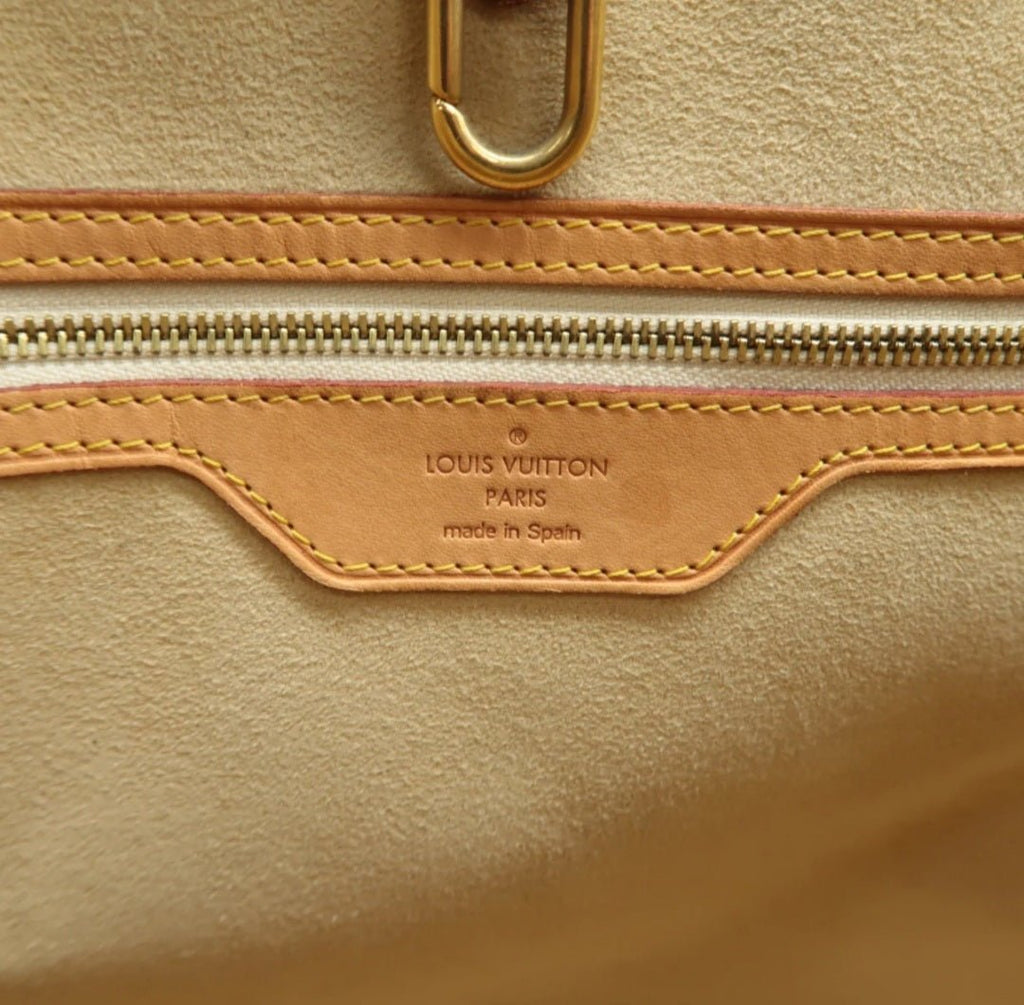 Louis Vuitton Hampstead White Damier Azur Canvas Shoulder Bag