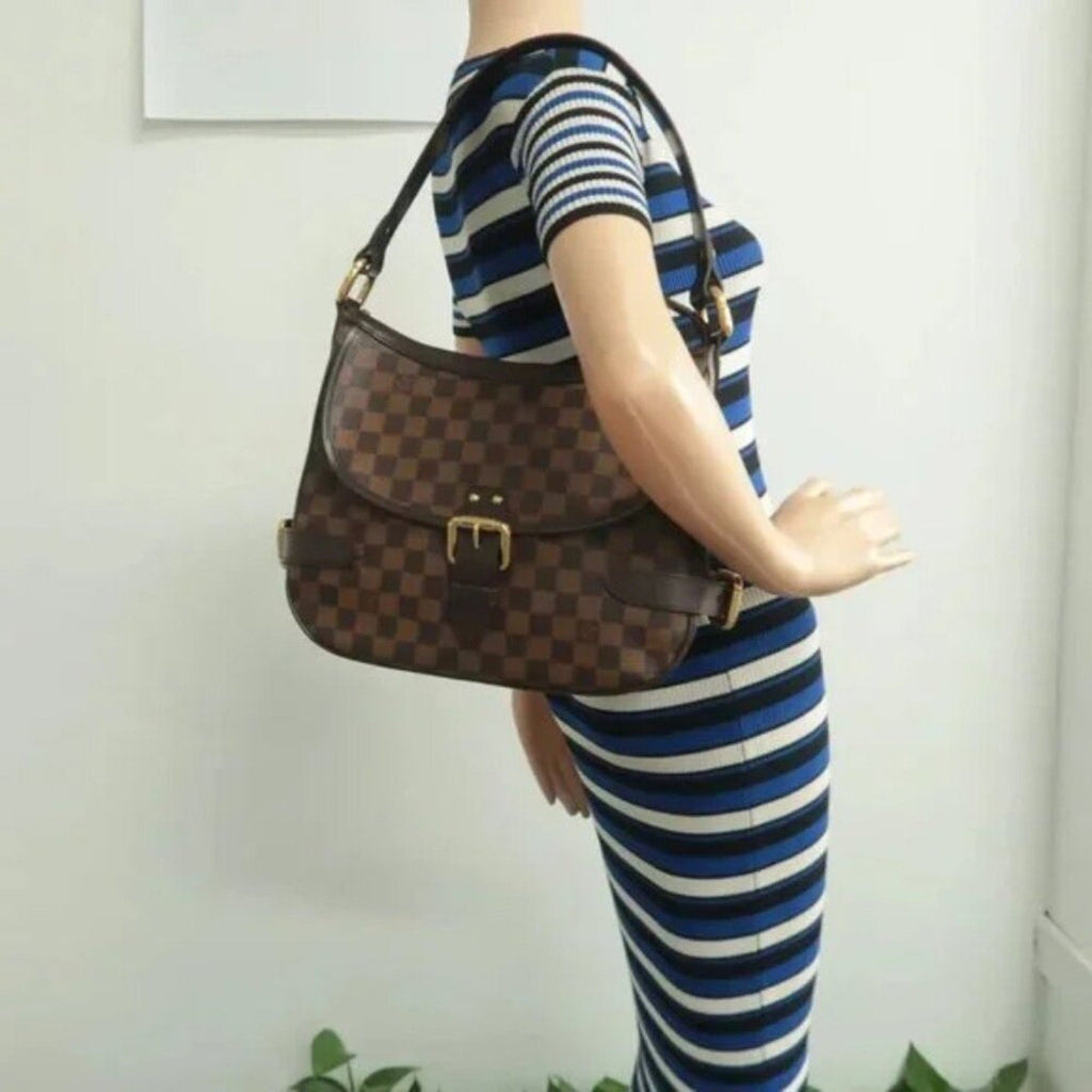 Louis Vuitton Highbury Brown Damier Ebene Canvas Shoulder Bag