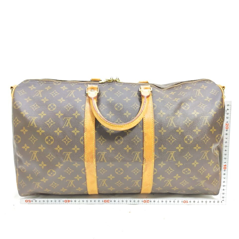 Louis Vuitton Keepall Bandouliere 50 Monogram Travel Bag #MN599