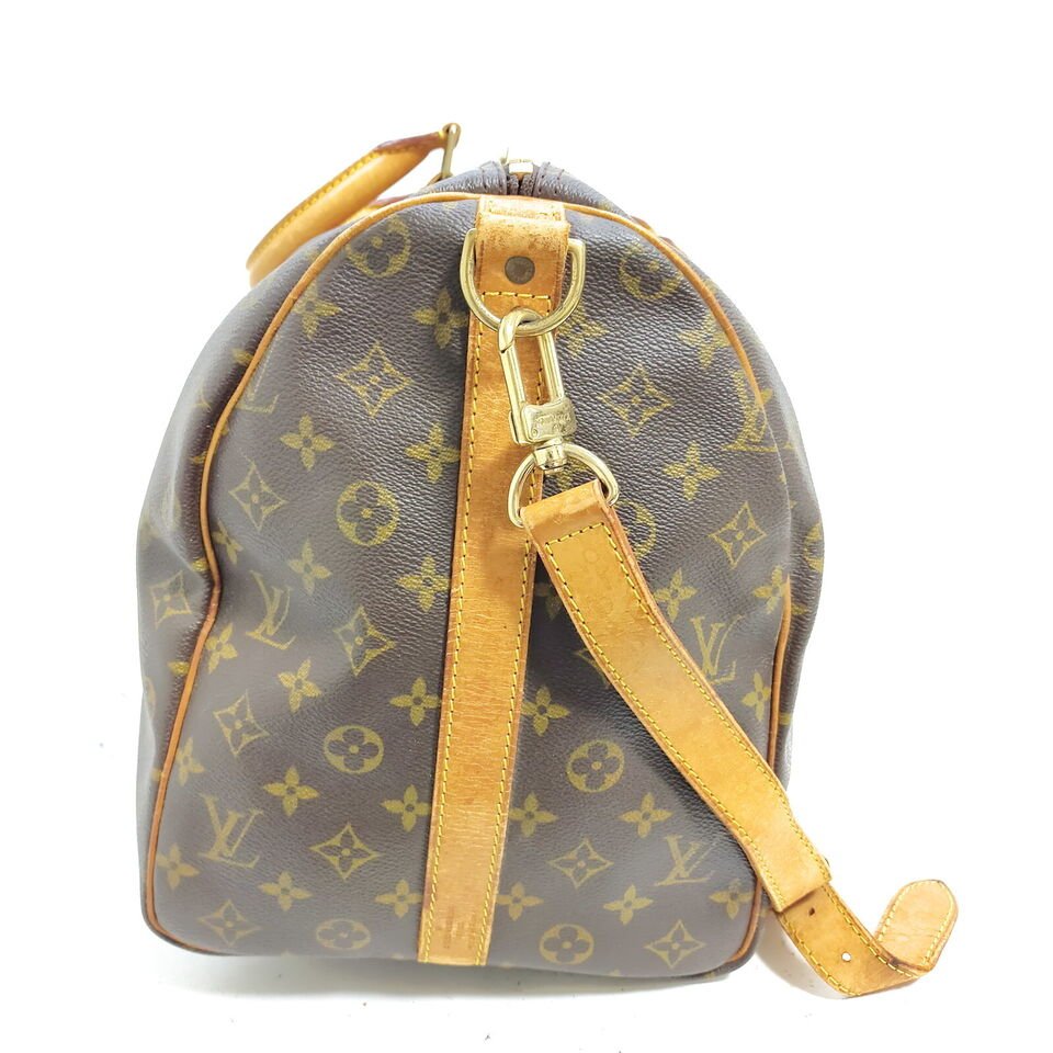 Louis Vuitton Keepall Bandouliere 50 Monogram Travel Bag #MN599