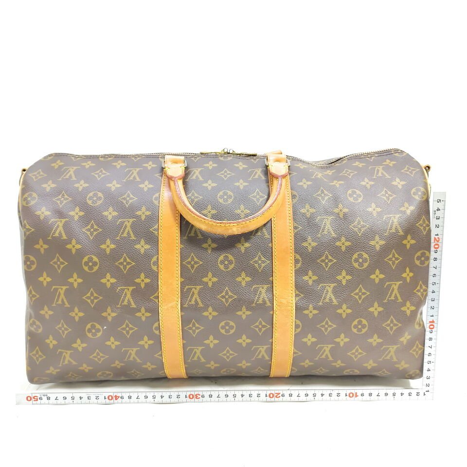 Louis Vuitton Keepall Bandouliere 50 Monogram Travel Bag #MN649