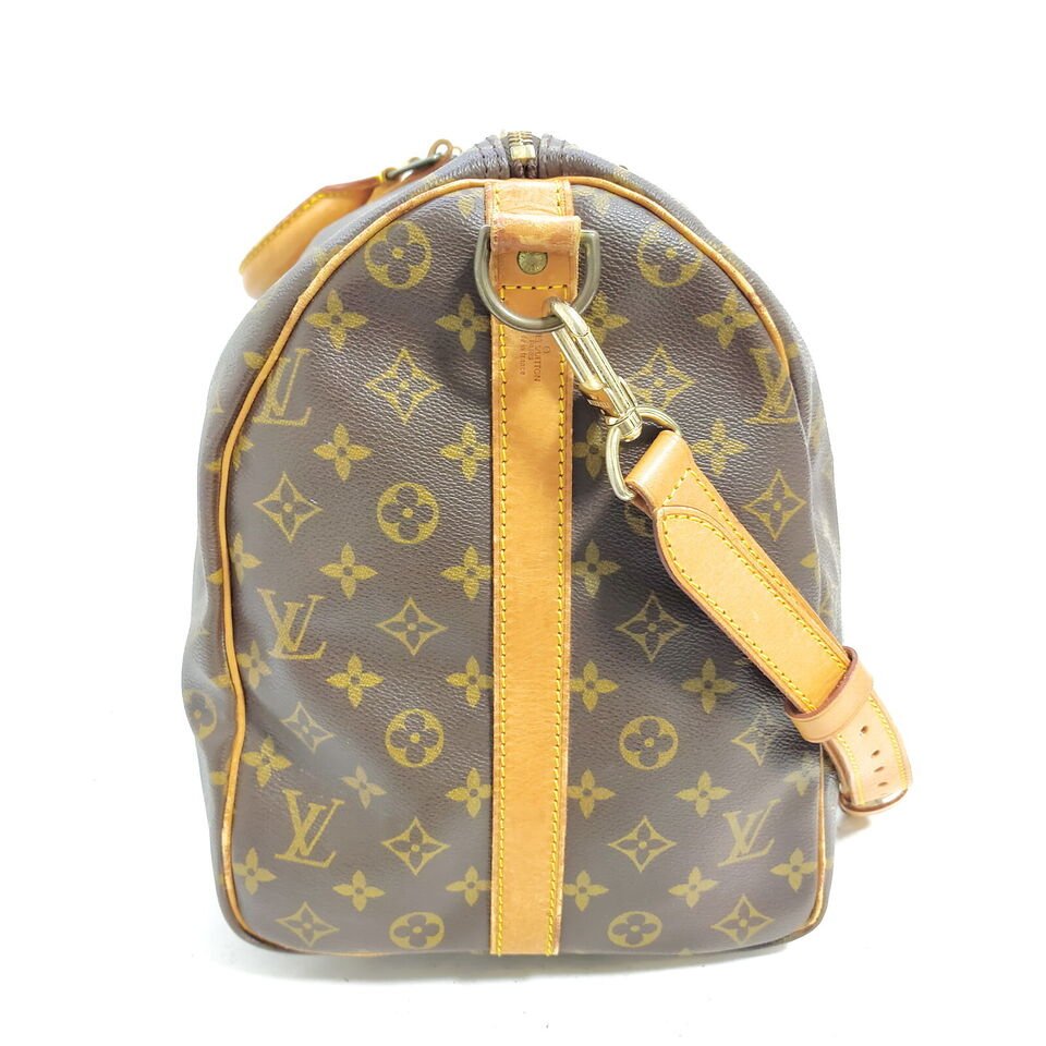 Louis Vuitton Keepall Bandouliere 50 Monogram Travel Bag #MN649