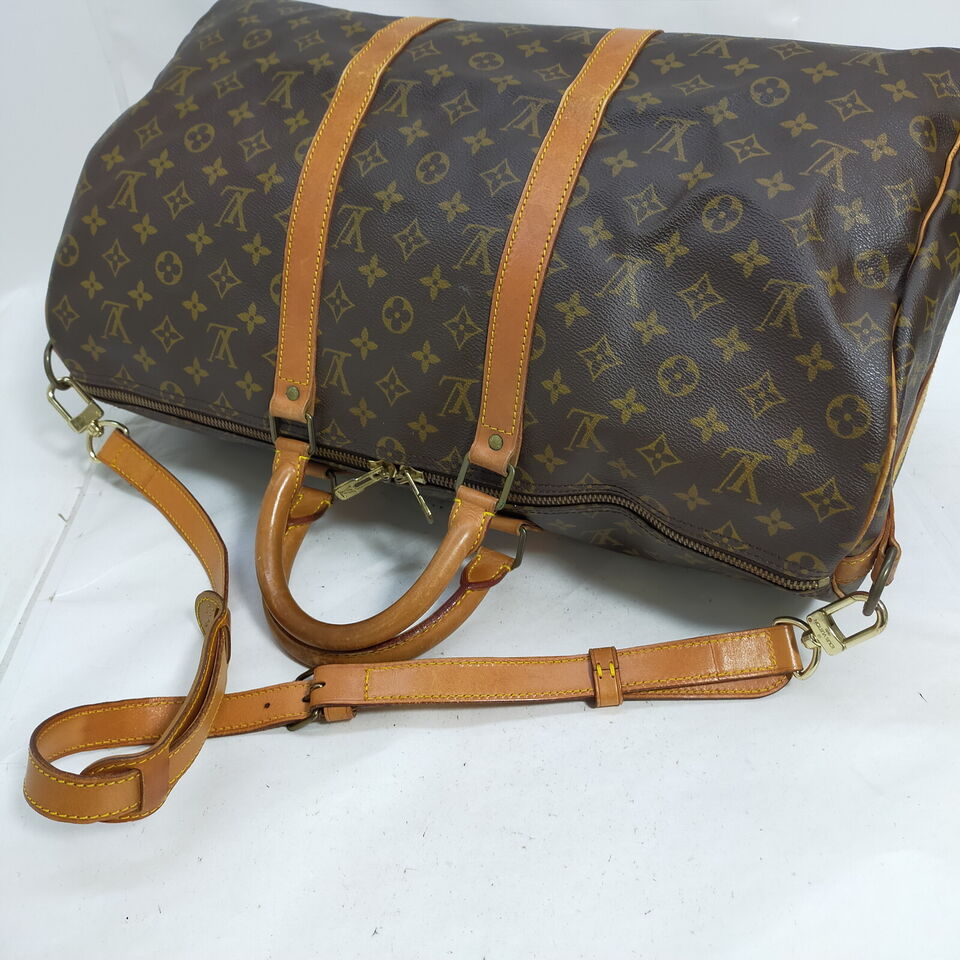 Louis Vuitton Keepall Bandouliere 50 Monogram Travel Bag #MN649