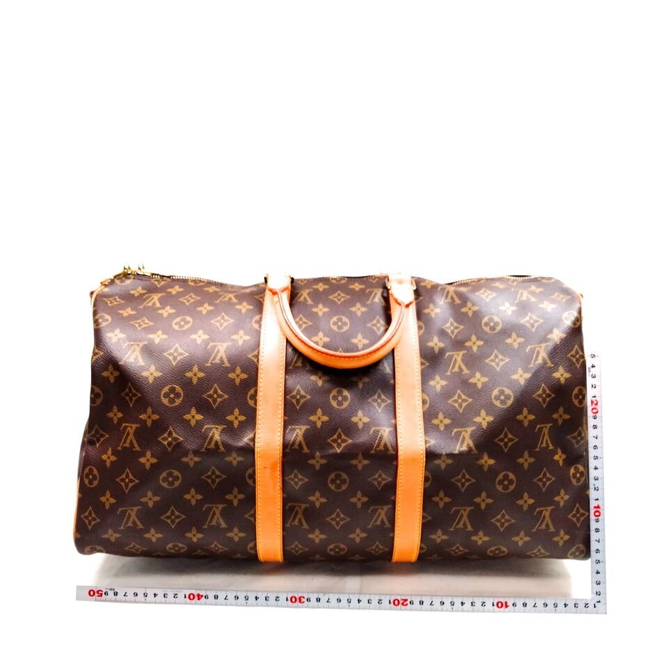 Louis Vuitton Keepall Bandouliere 50 Monogram Travel Bag #MN849