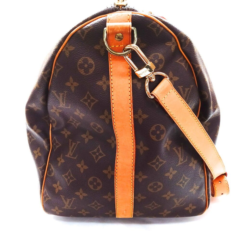 Louis Vuitton Keepall Bandouliere 55 Monogram Travel Bag #MN899