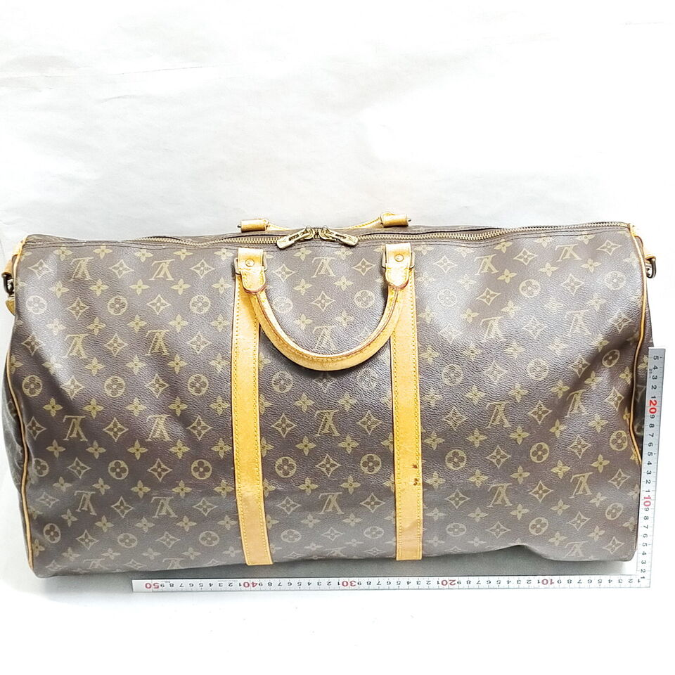 Louis Vuitton Keepall Bandouliere 60 Monogram Travel Bag #MN549