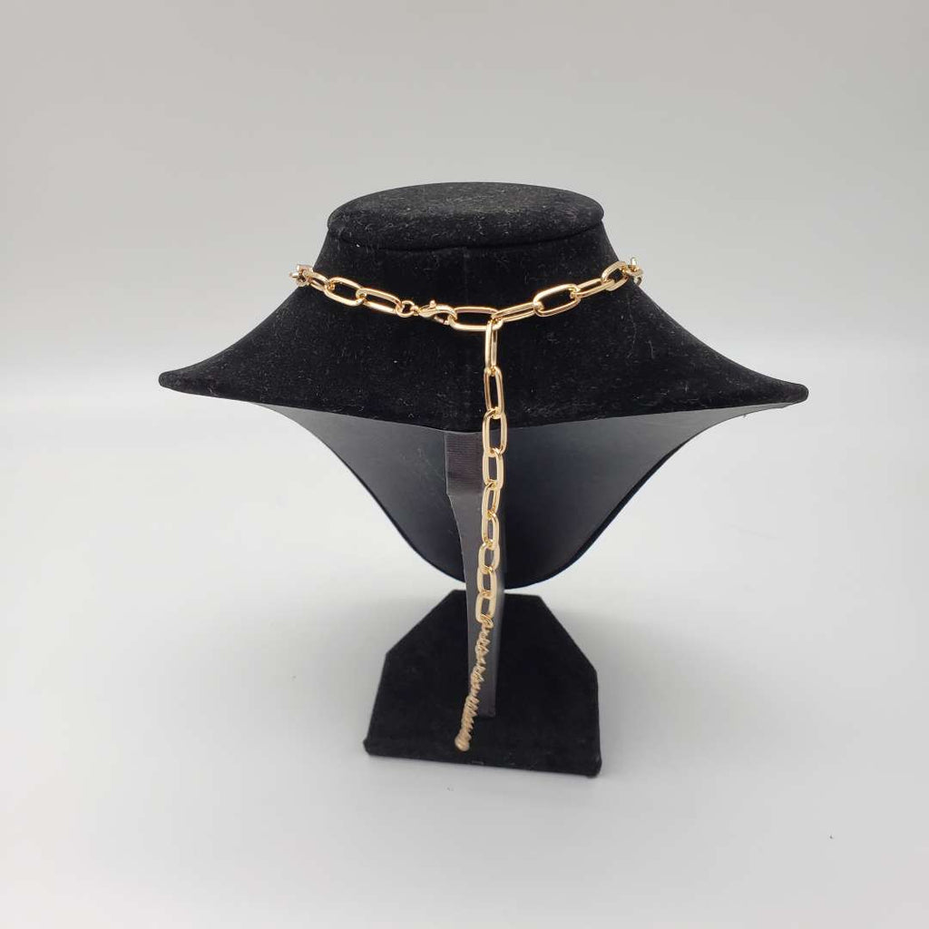 100%  Louis Vuitton Lock and Key with Unbranded Chain Necklace