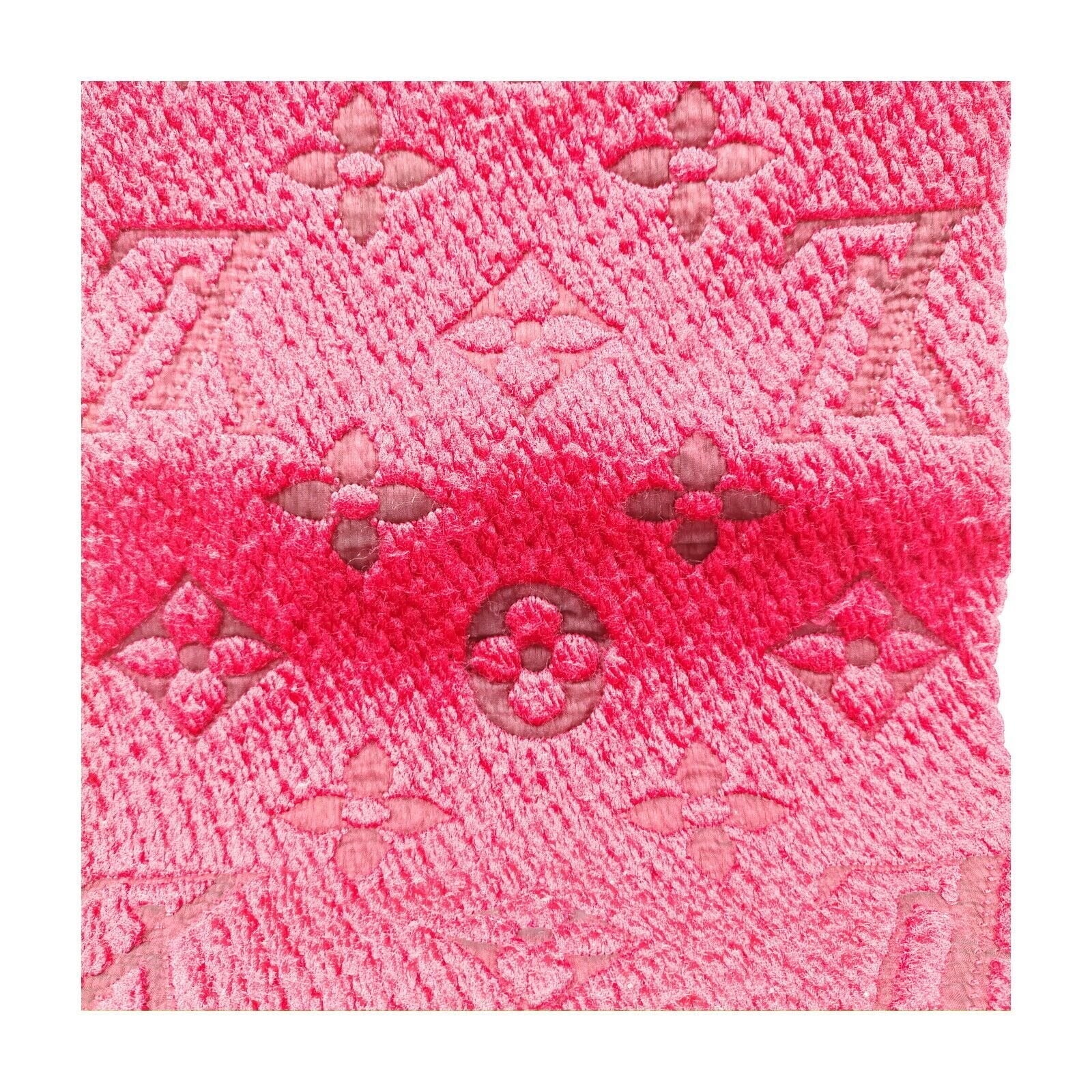 Louis Vuitton Logomania Red Wool Scarf