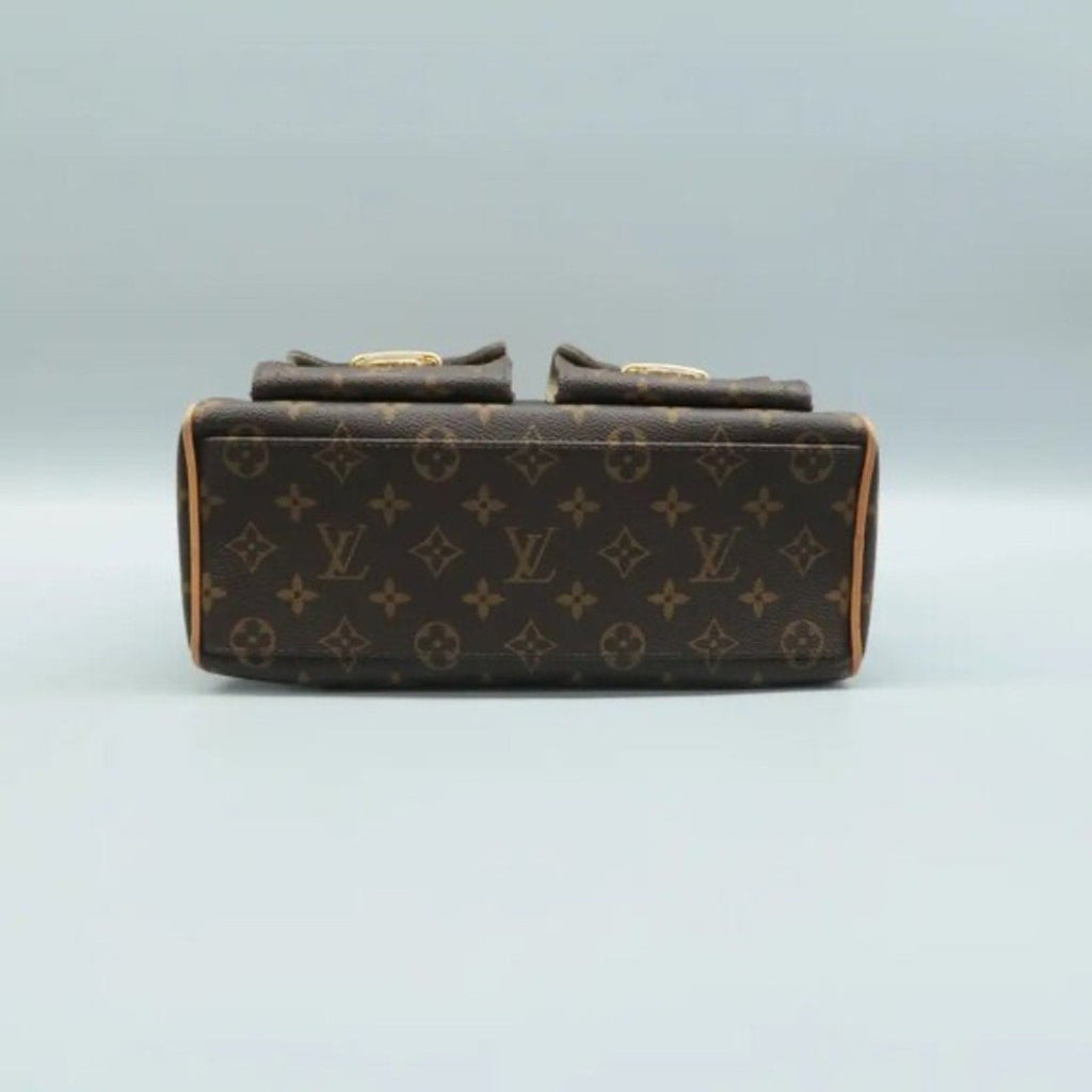 Louis Vuitton Manhattan Brown Monogram Canvas Tote