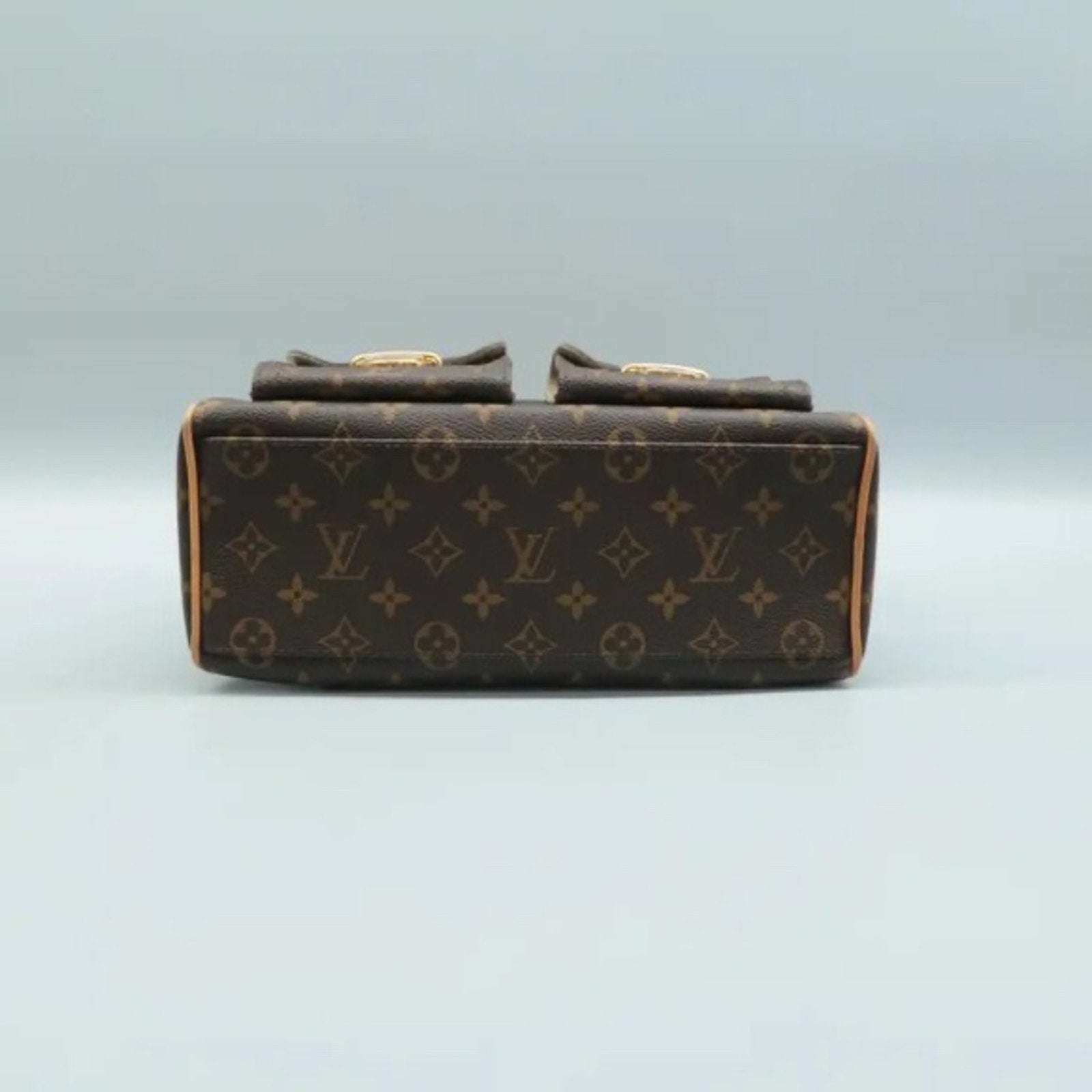 Louis Vuitton Manhattan Brown Monogram Canvas Tote