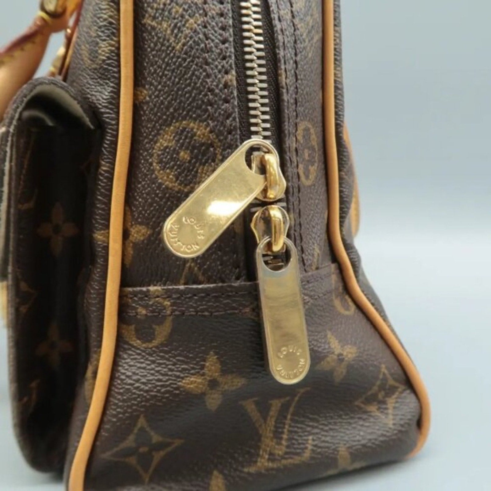 Louis Vuitton Manhattan Brown Monogram Canvas Tote