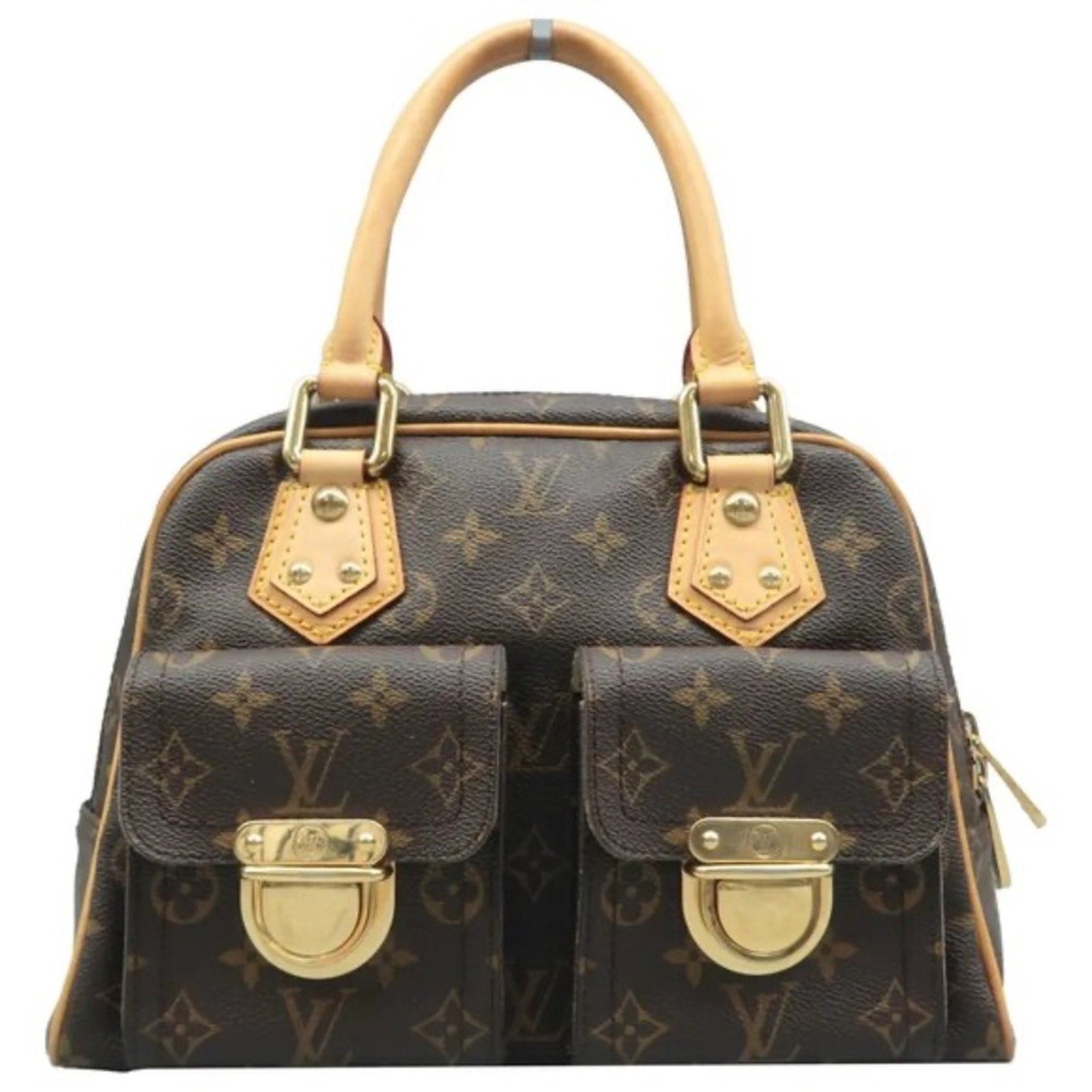 Louis Vuitton Manhattan Brown Monogram Canvas Tote