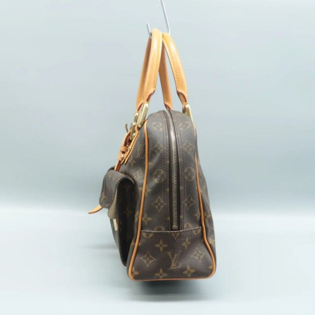 Louis Vuitton Manhattan Brown Monogram Canvas Tote Bag