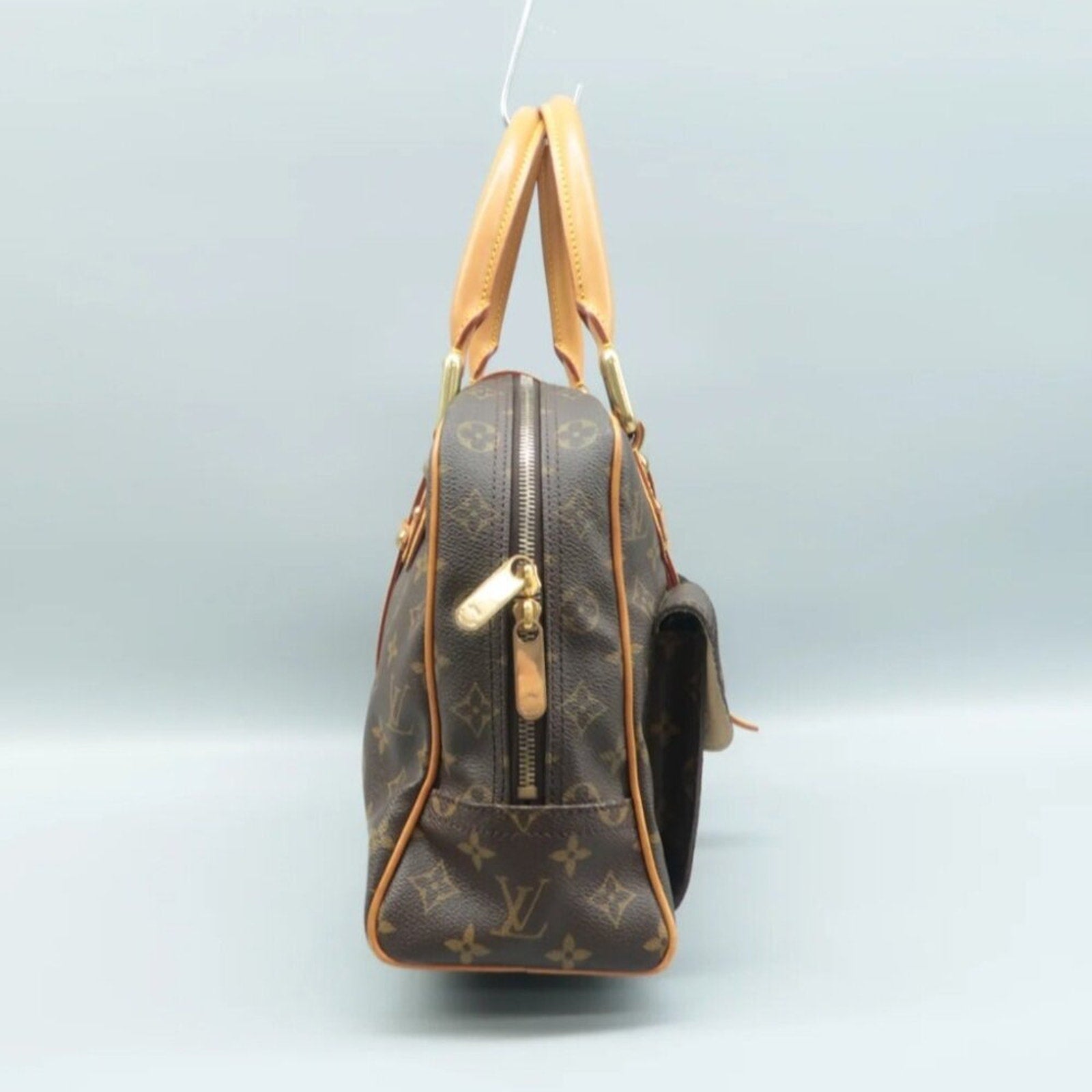 Louis Vuitton Manhattan Brown Monogram Canvas Tote Bag