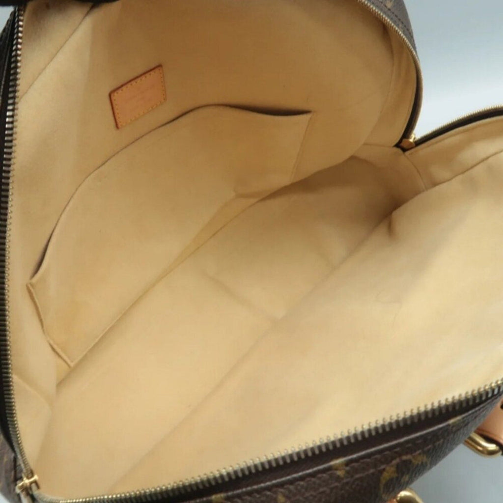 Louis Vuitton Manhattan Brown Monogram Canvas Tote Bag