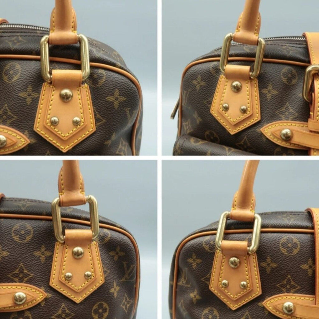 Louis Vuitton Manhattan Brown Monogram Canvas Tote Bag