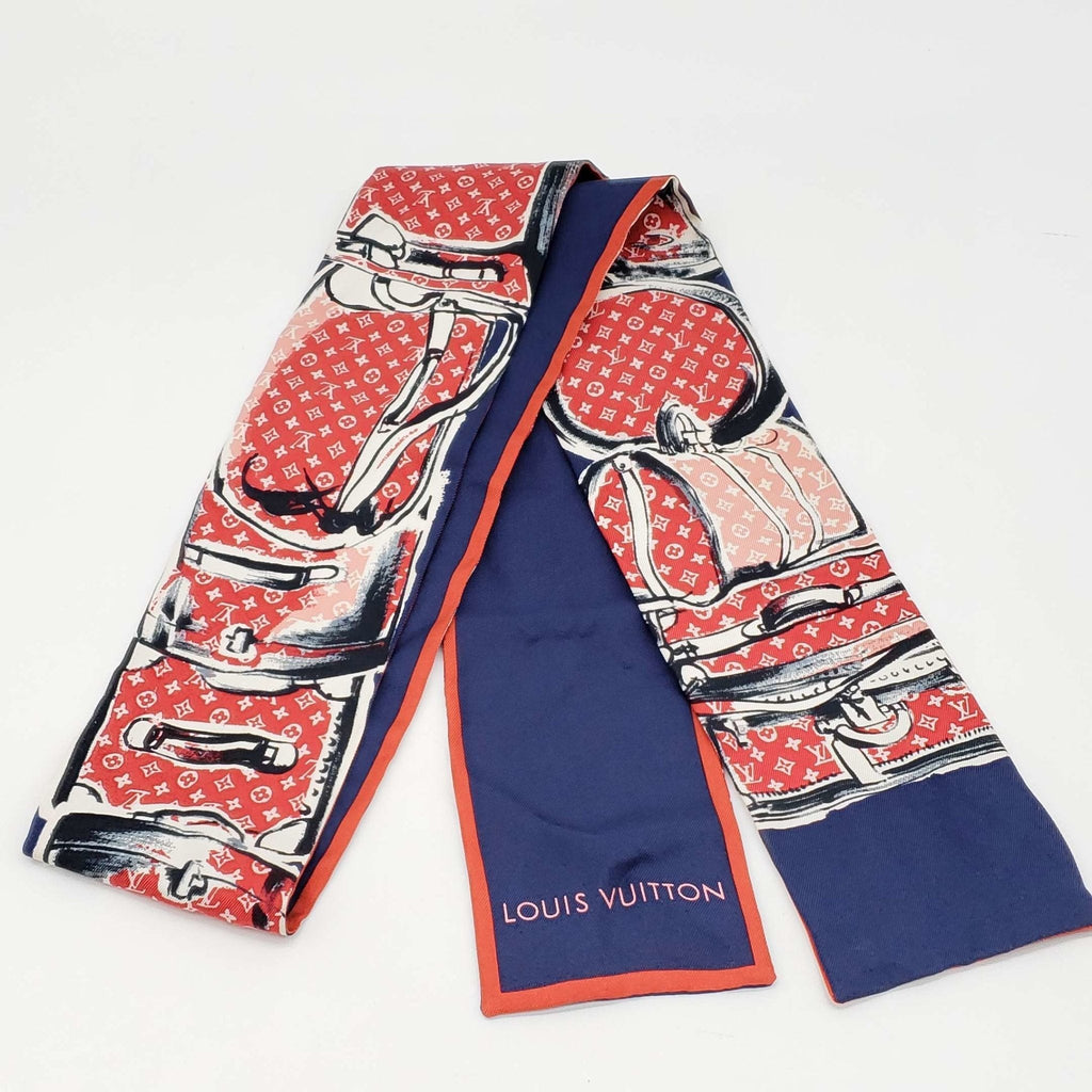 Louis Vuitton Maxi-twilly Navy Blue Scarf