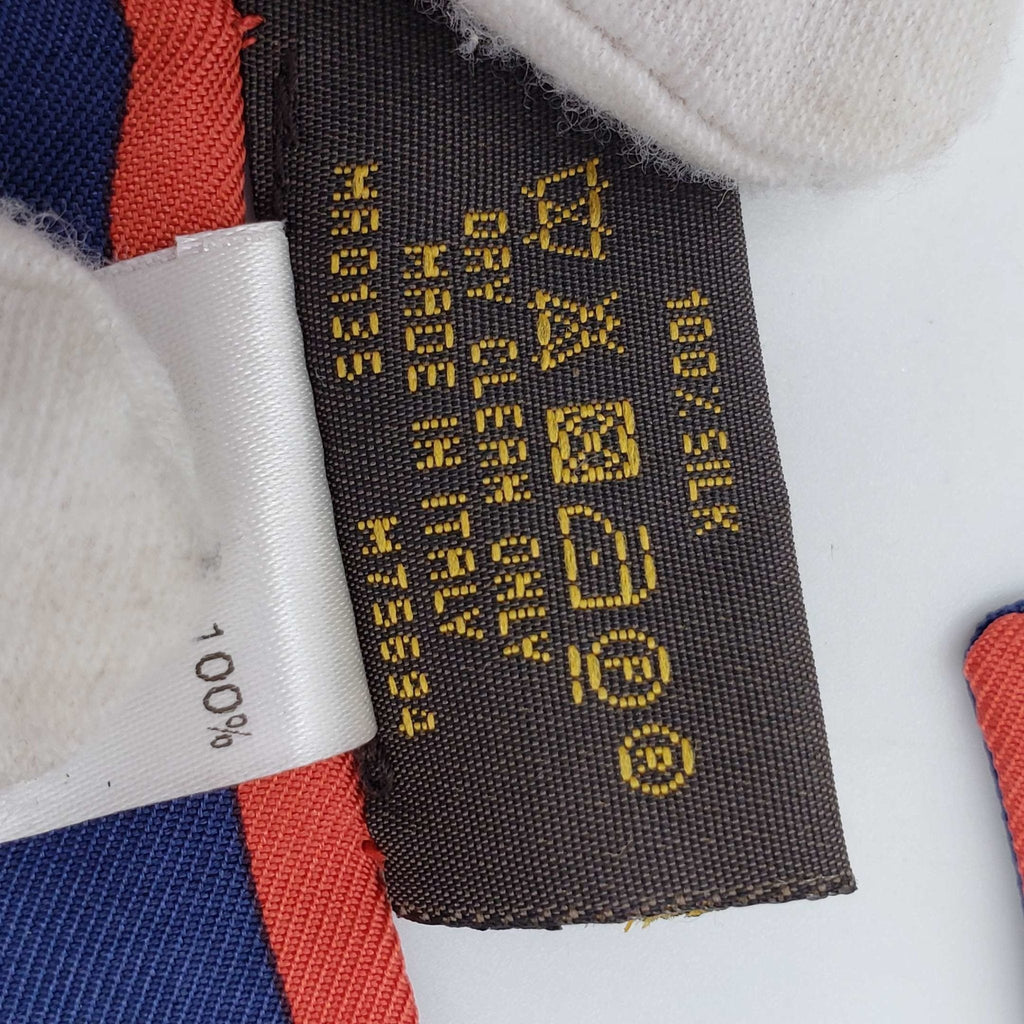 Louis Vuitton Maxi-twilly Navy Blue Scarf