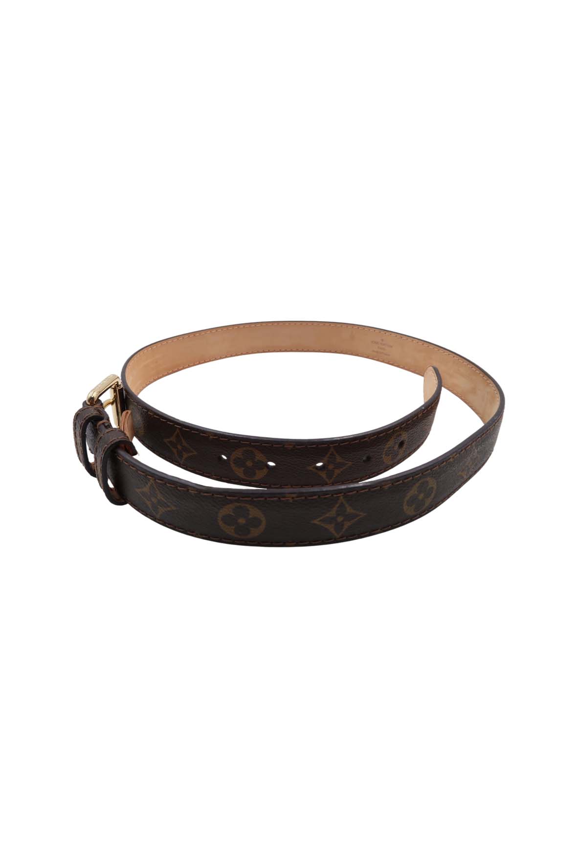 Monogram Ceinture Pochette Belt Bag Brown