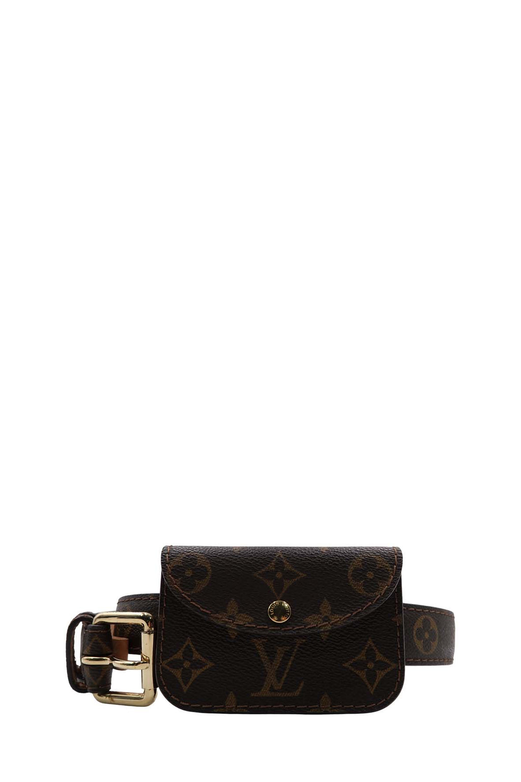 Monogram Ceinture Pochette Belt Bag Brown