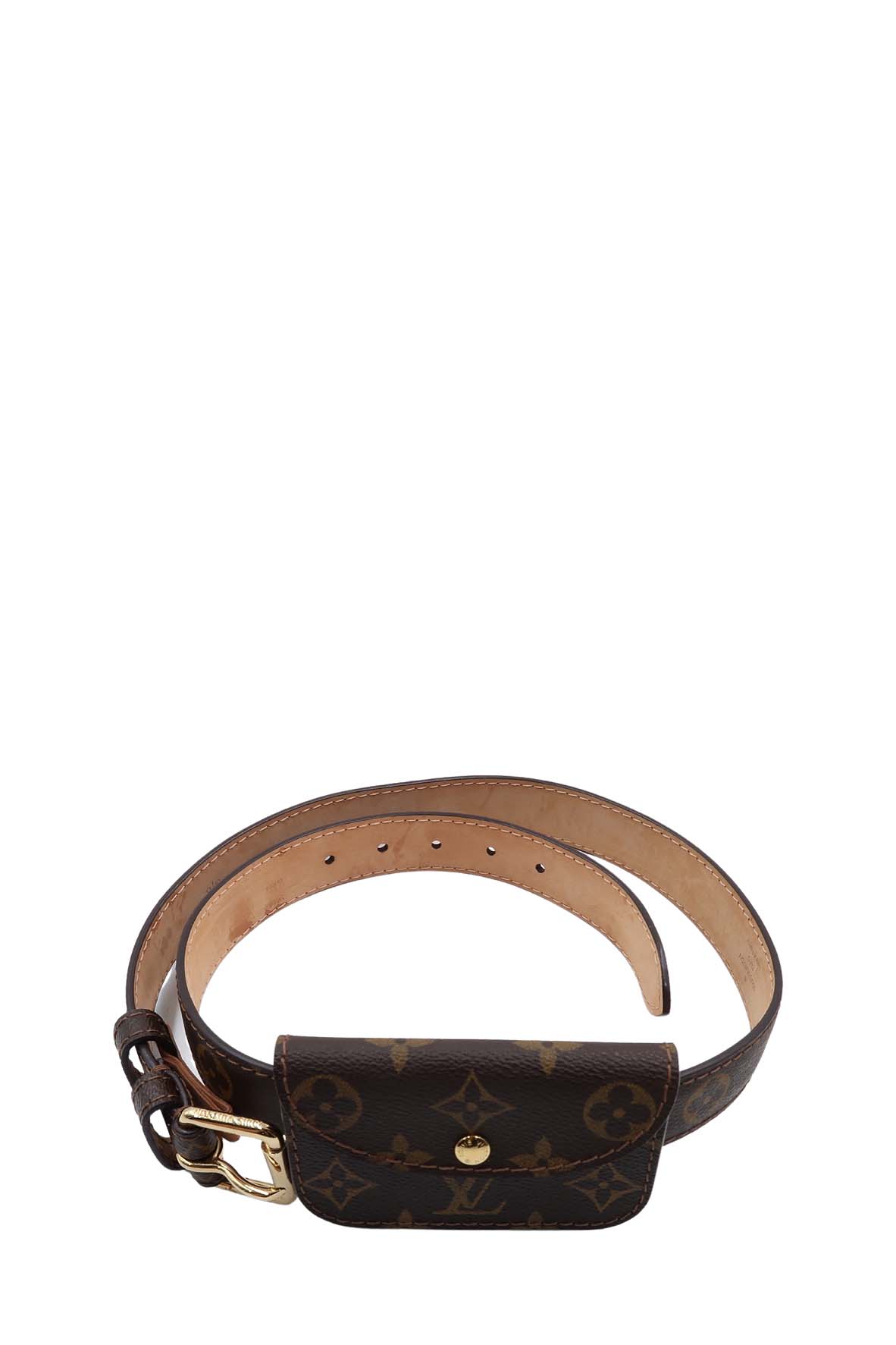 Monogram Ceinture Pochette Belt Bag Brown