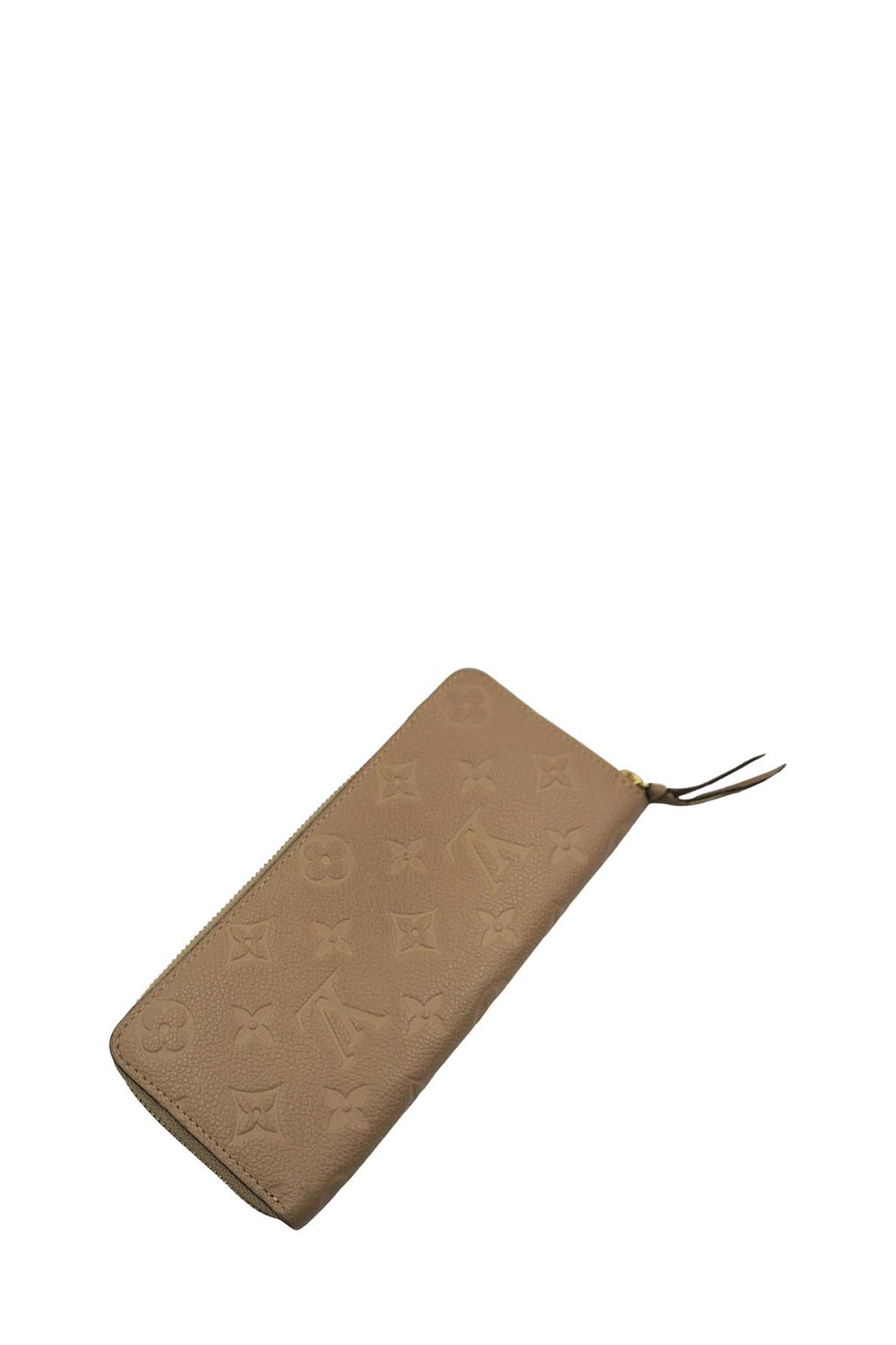 Monogram Empreinte Embossed Zippy Wallet Turtledove