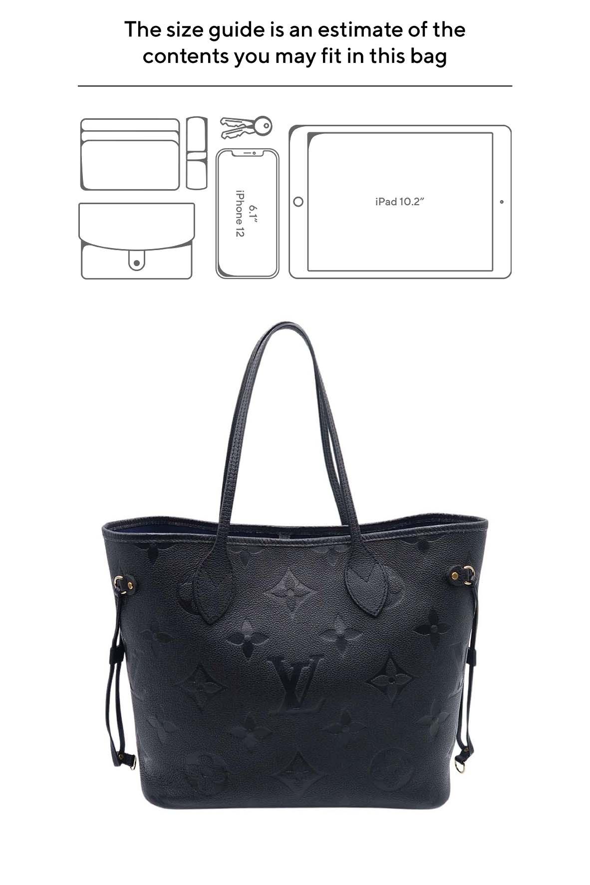 Monogram Empreinte Neverfull MM Black