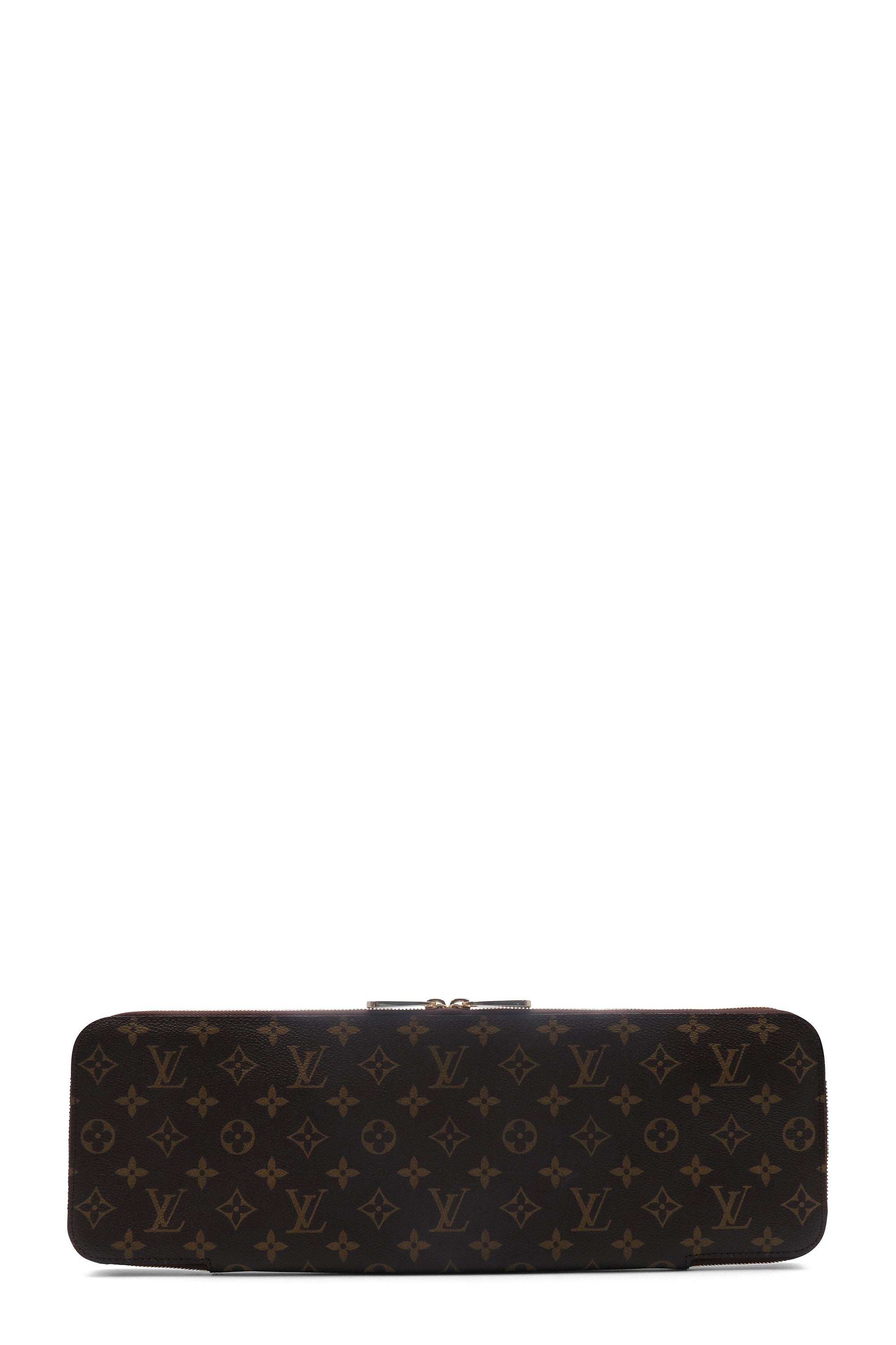 Monogram Etui 5 Cravates Tie Case Brown