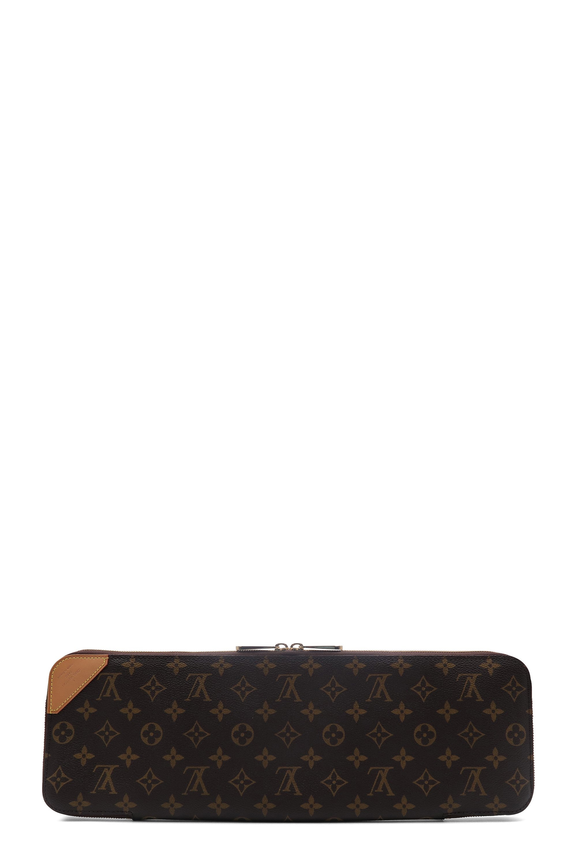 Monogram Etui 5 Cravates Tie Case Brown
